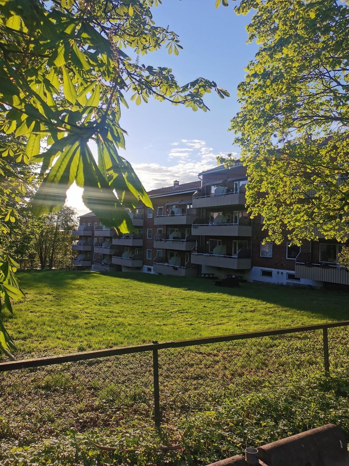 Området byr på store grøntområder. Galleribilde