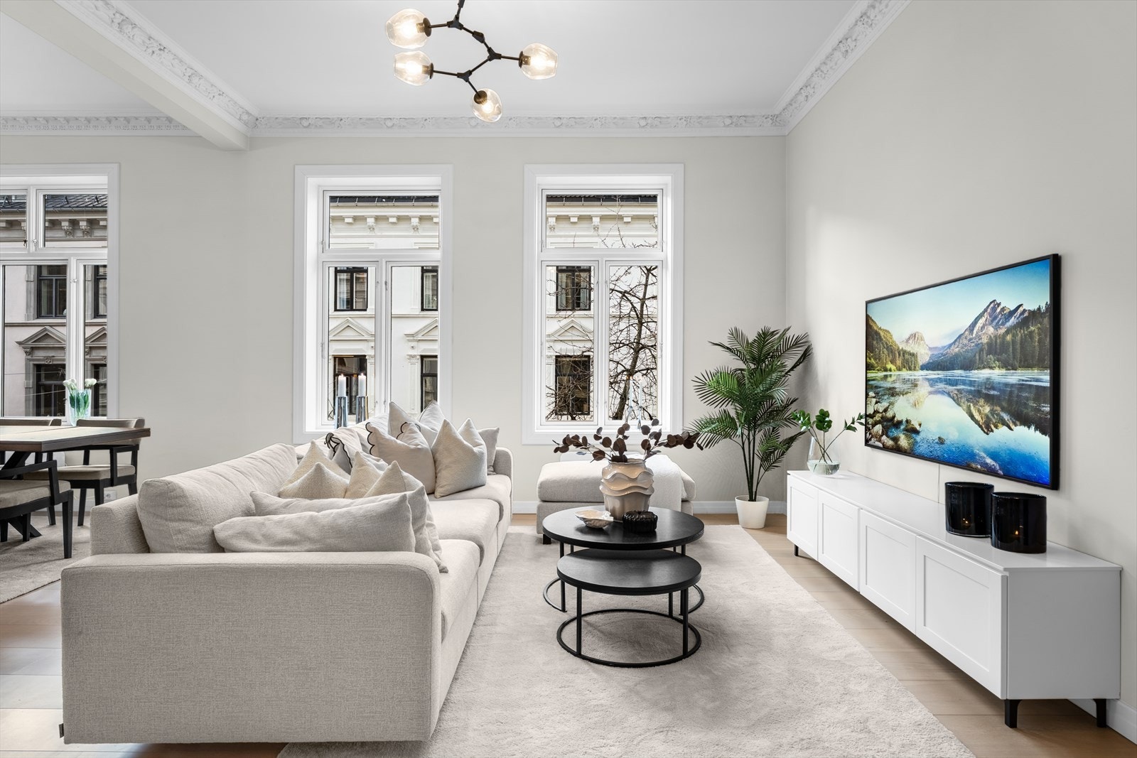 God plass til sittegruppe og flere alternative innredningsmuligheter. Galleribilde