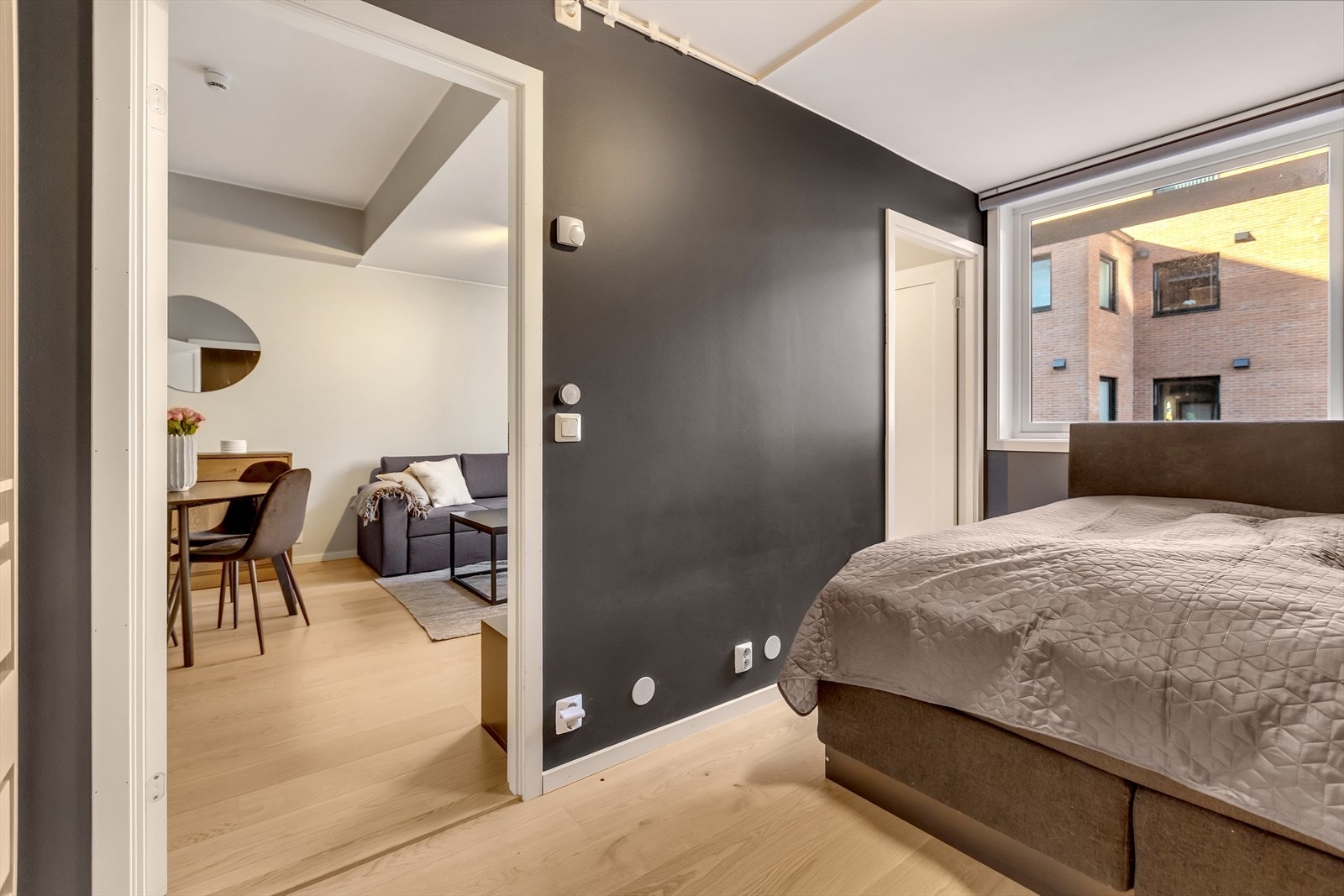 Soverommet er lunt og koselig, med plass til dobbeltseng. Galleribilde