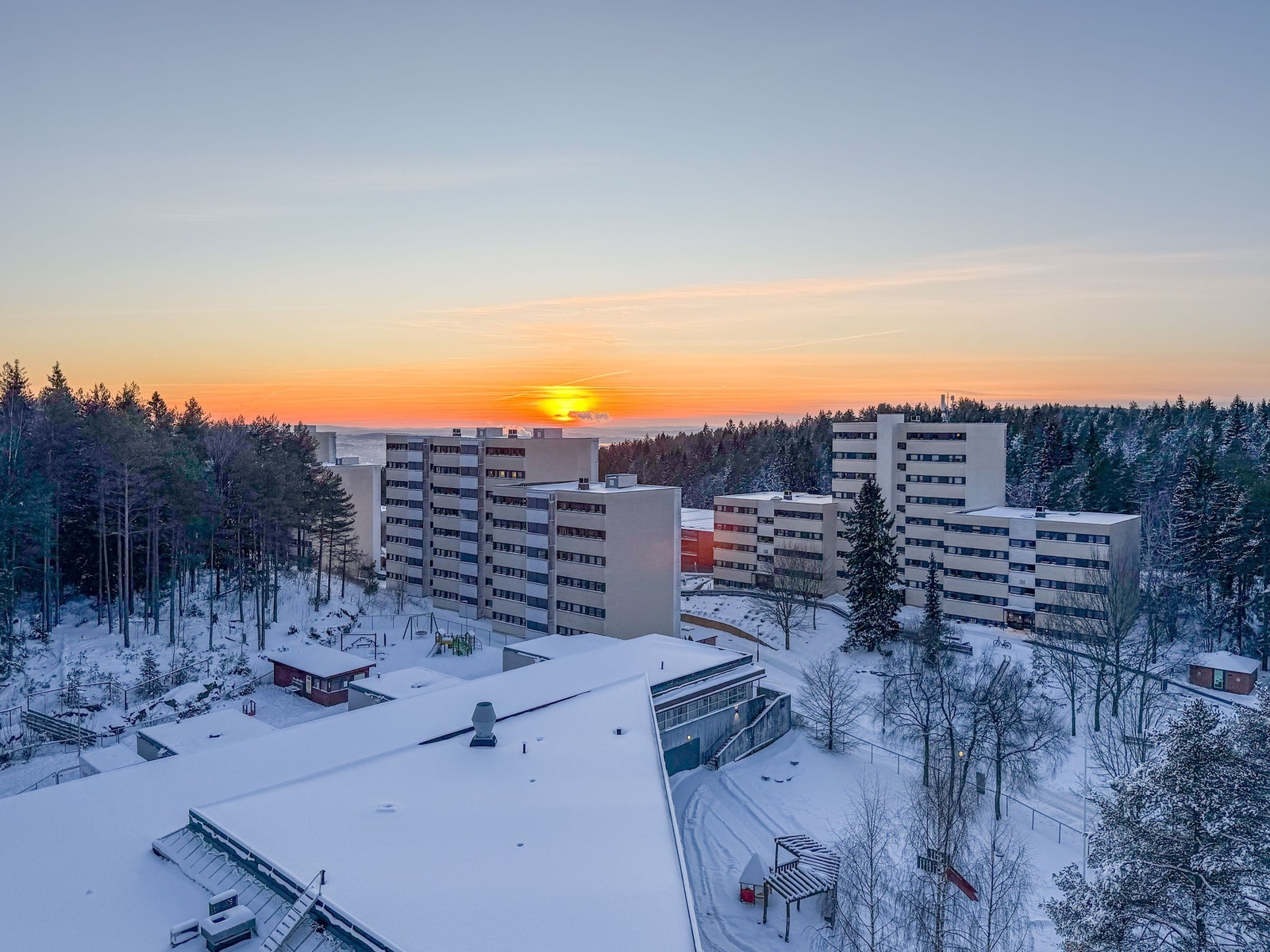Herfra har man flottutsikt over nærområdet. Galleribilde