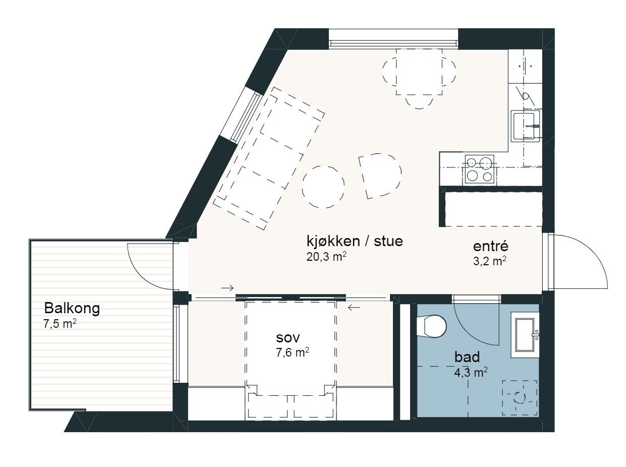 Plantegning Galleribilde