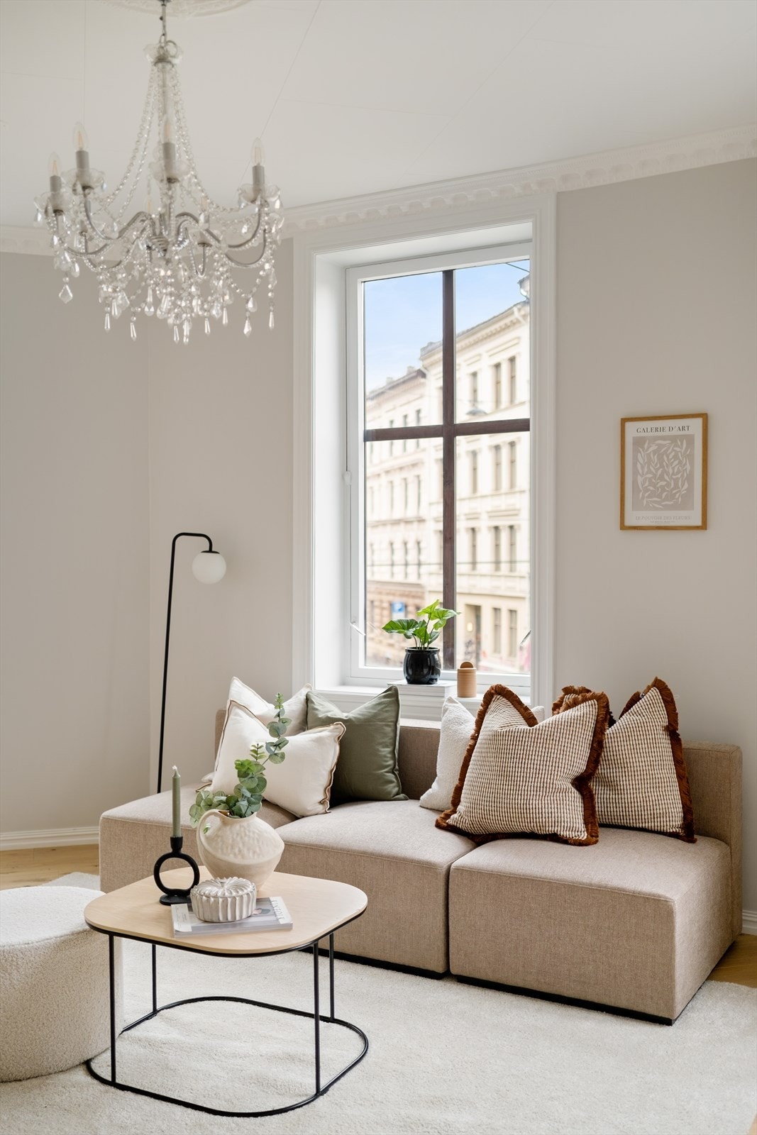 Flotte klassiske detaljer kombinert med det moderne er gjennomgående Galleribilde