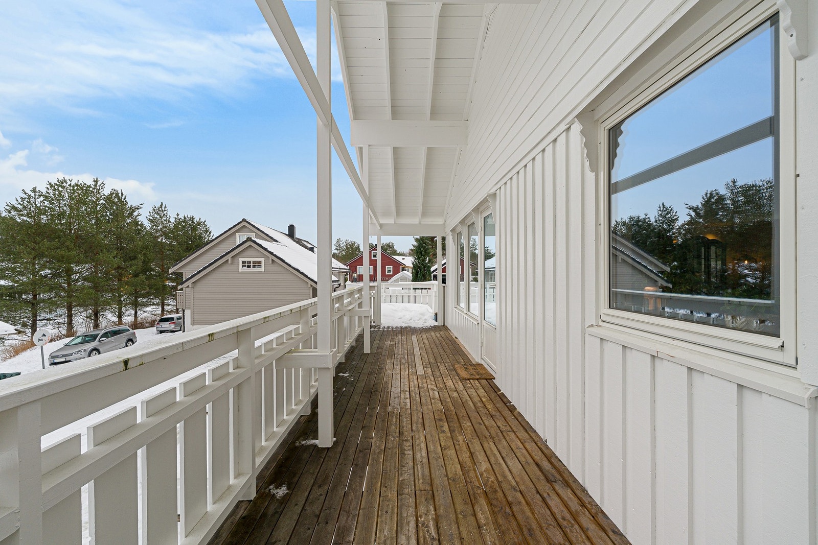 Flott luftebalkong Galleribilde