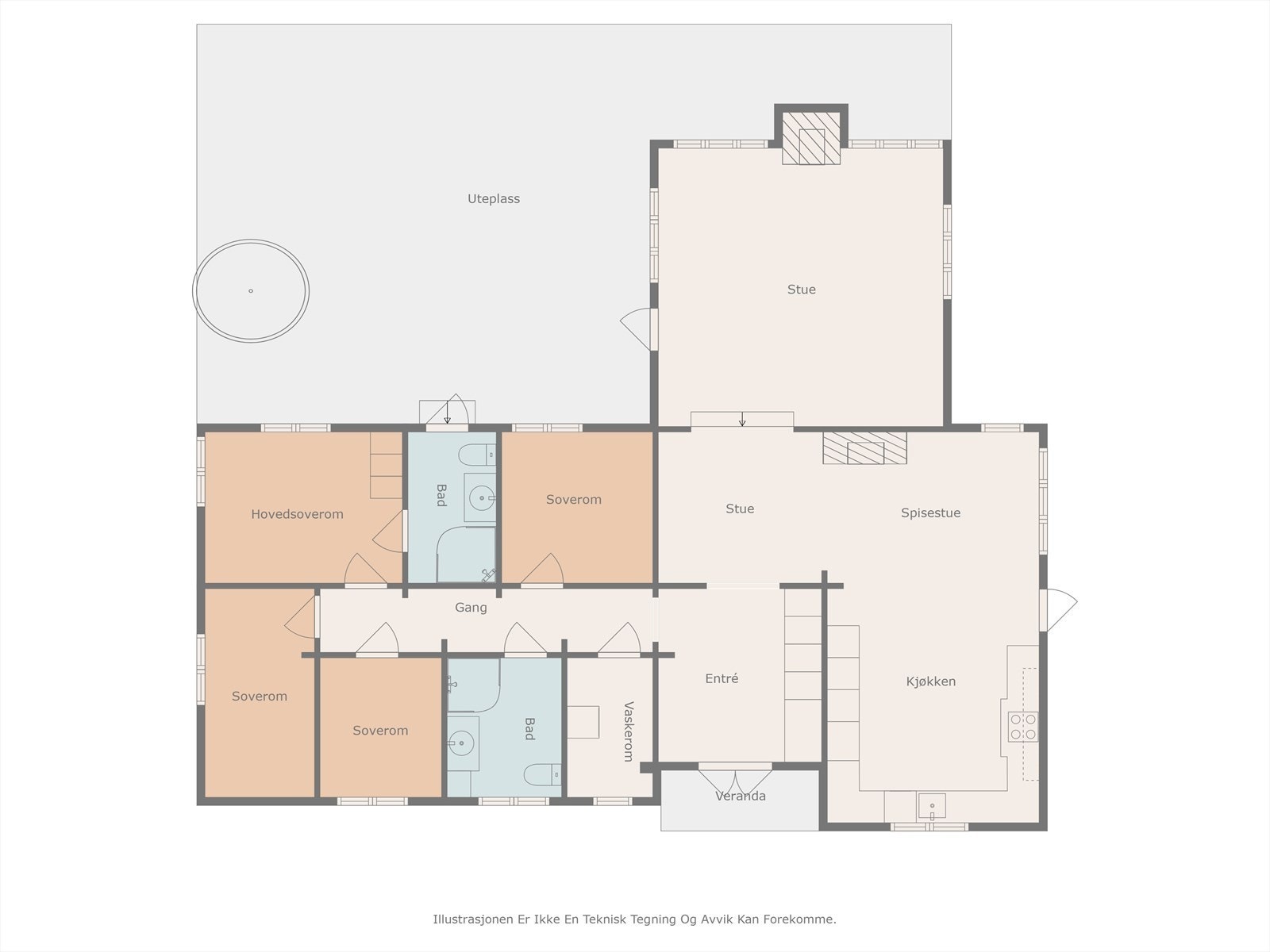 Plantegning Galleribilde