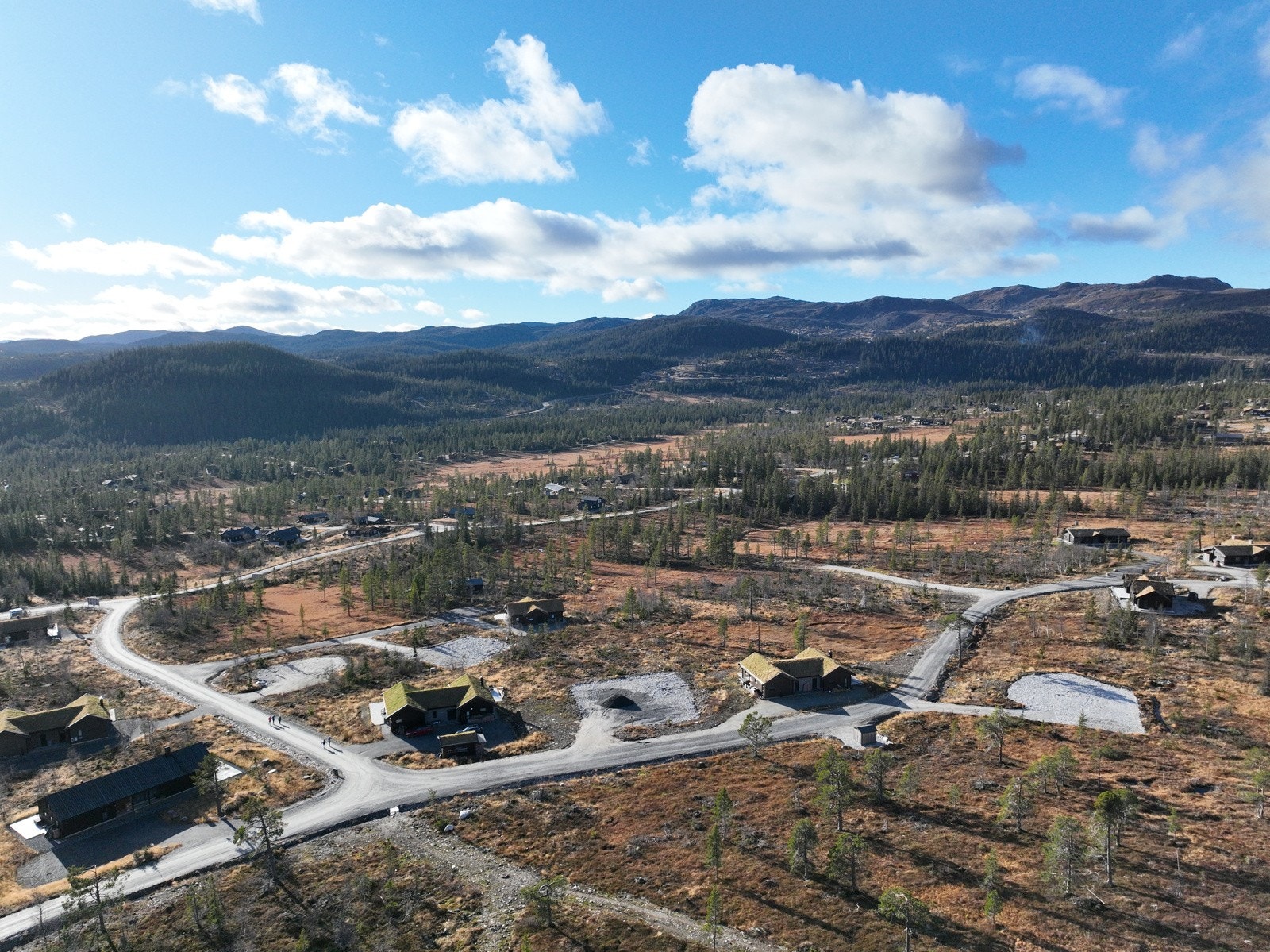 Dronebilde Høybulie. Galleribilde