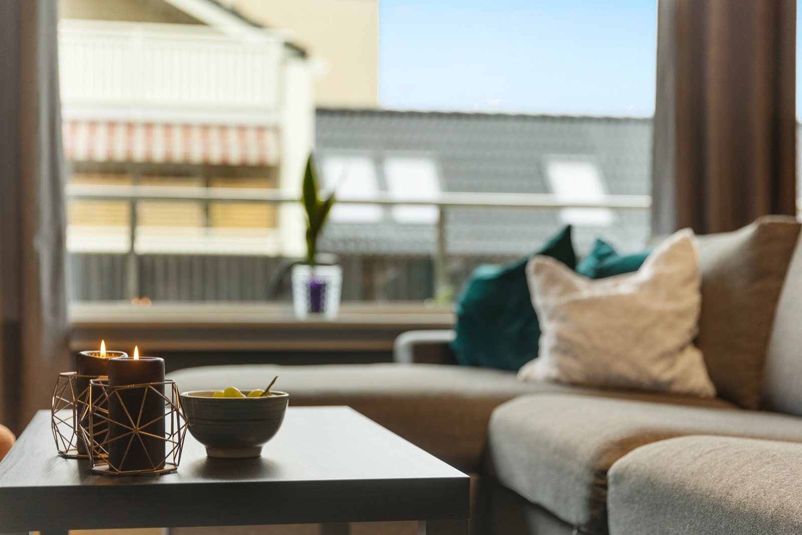 Her får du en bolig med god planløsning og stor balkong Galleribilde