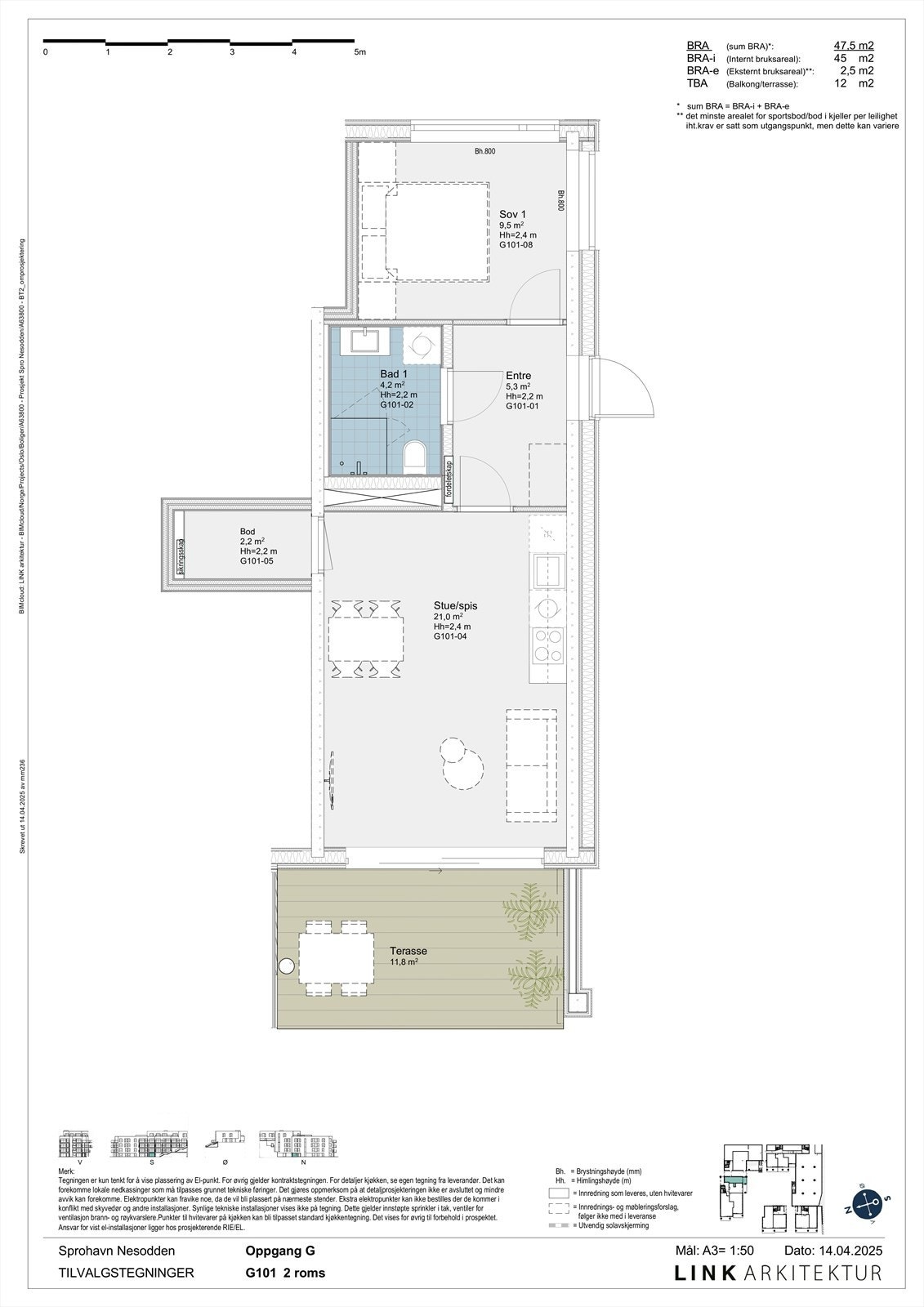 Plantegning leilighet. Galleribilde