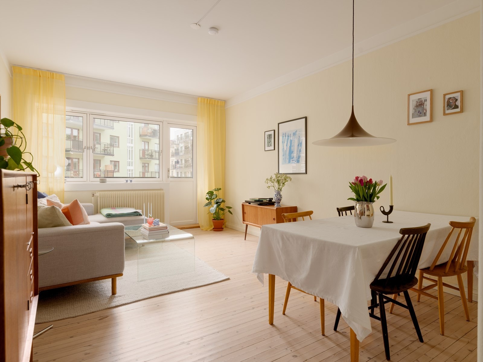 Velkommen til denne delikate og gjennomgående 2(3)-romsleiligheten i Sannergata 5A! Foto: Tommy Larsen Galleribilde