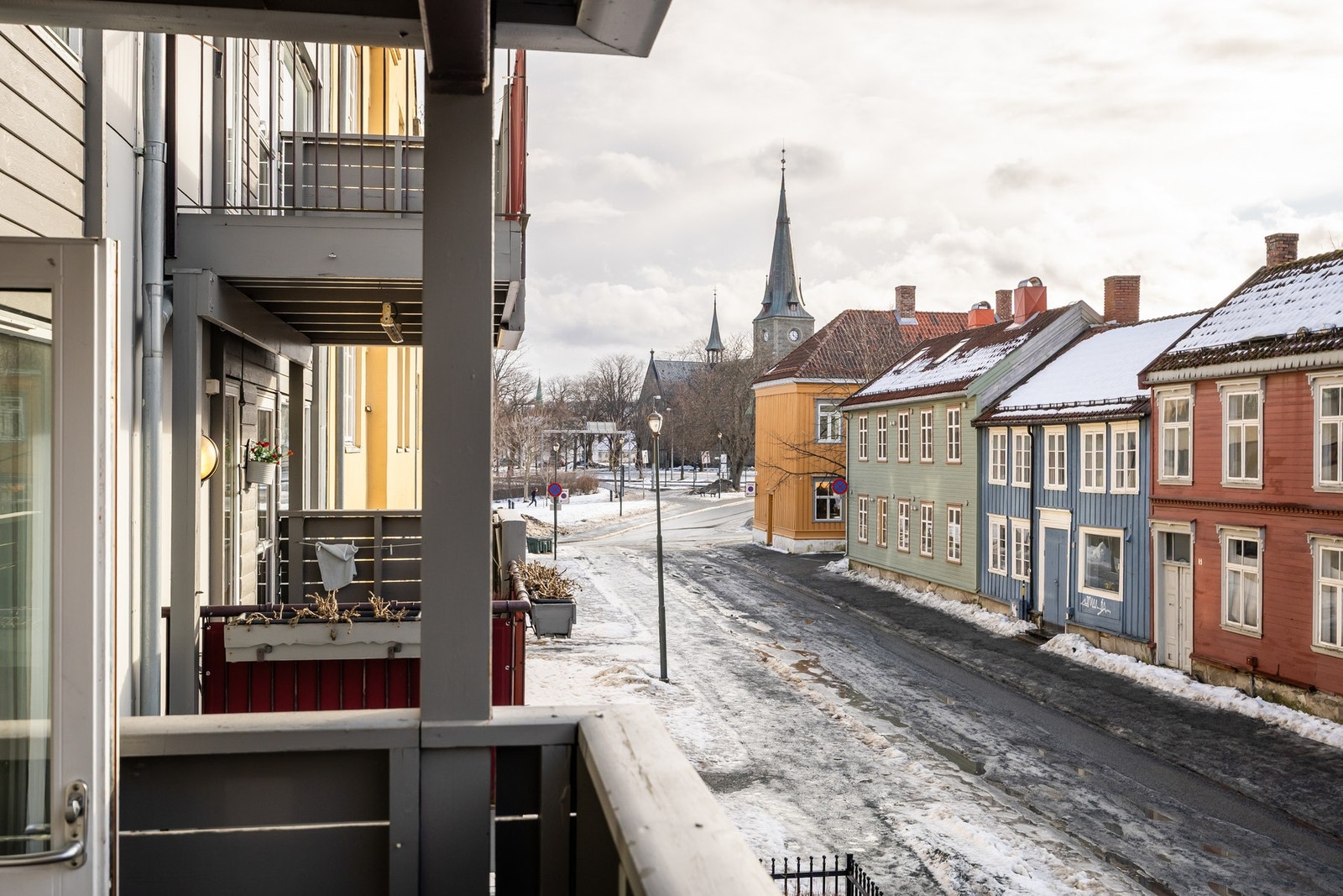 Fint utsyn mot Ila Kirke og Skansen. Galleribilde