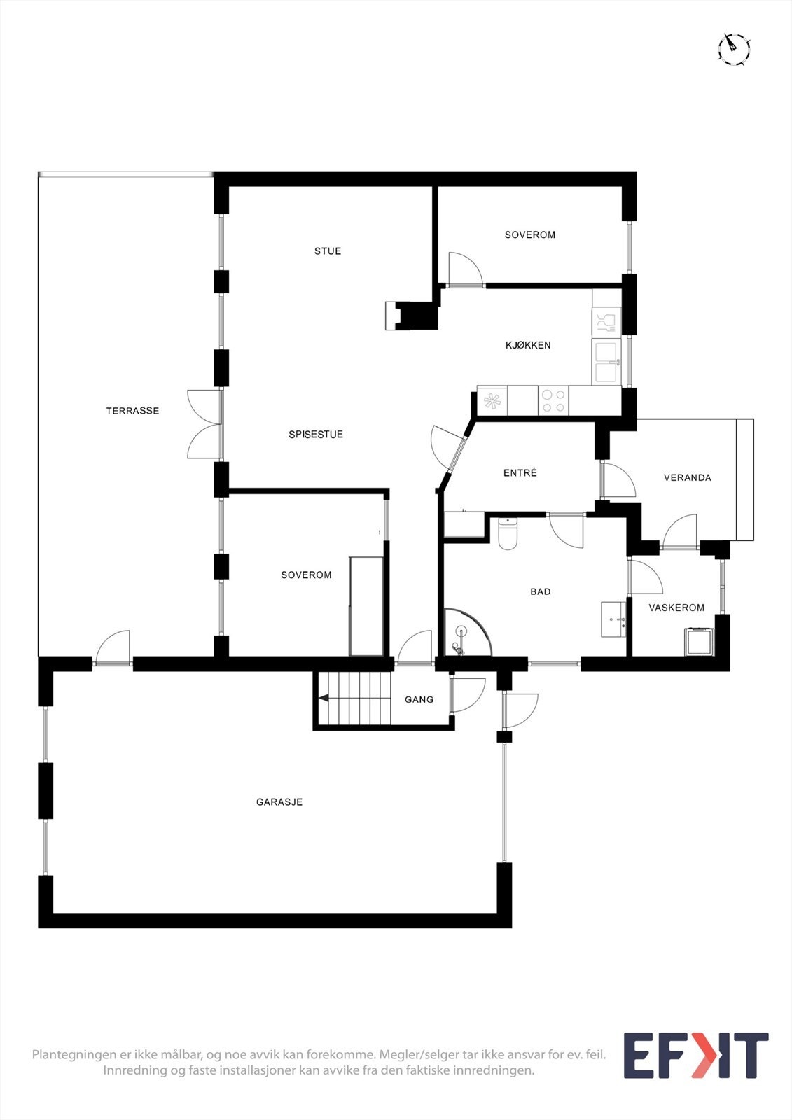 Plantegning Galleribilde