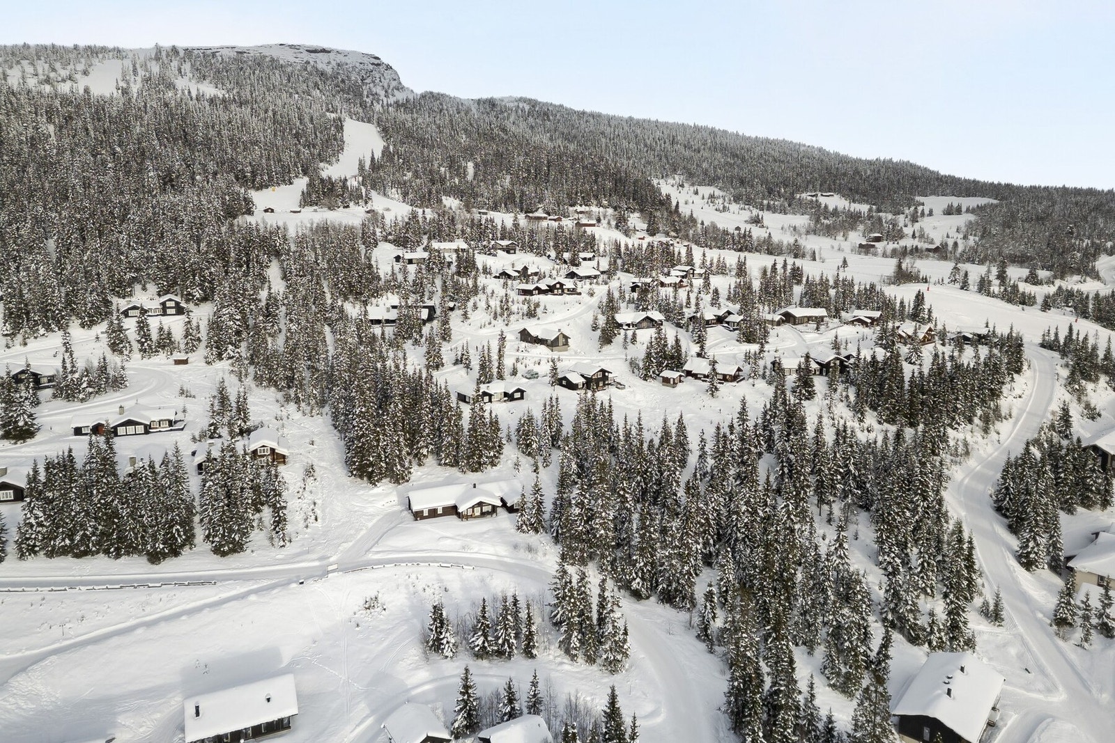 Kort vei til skibakken. Galleribilde