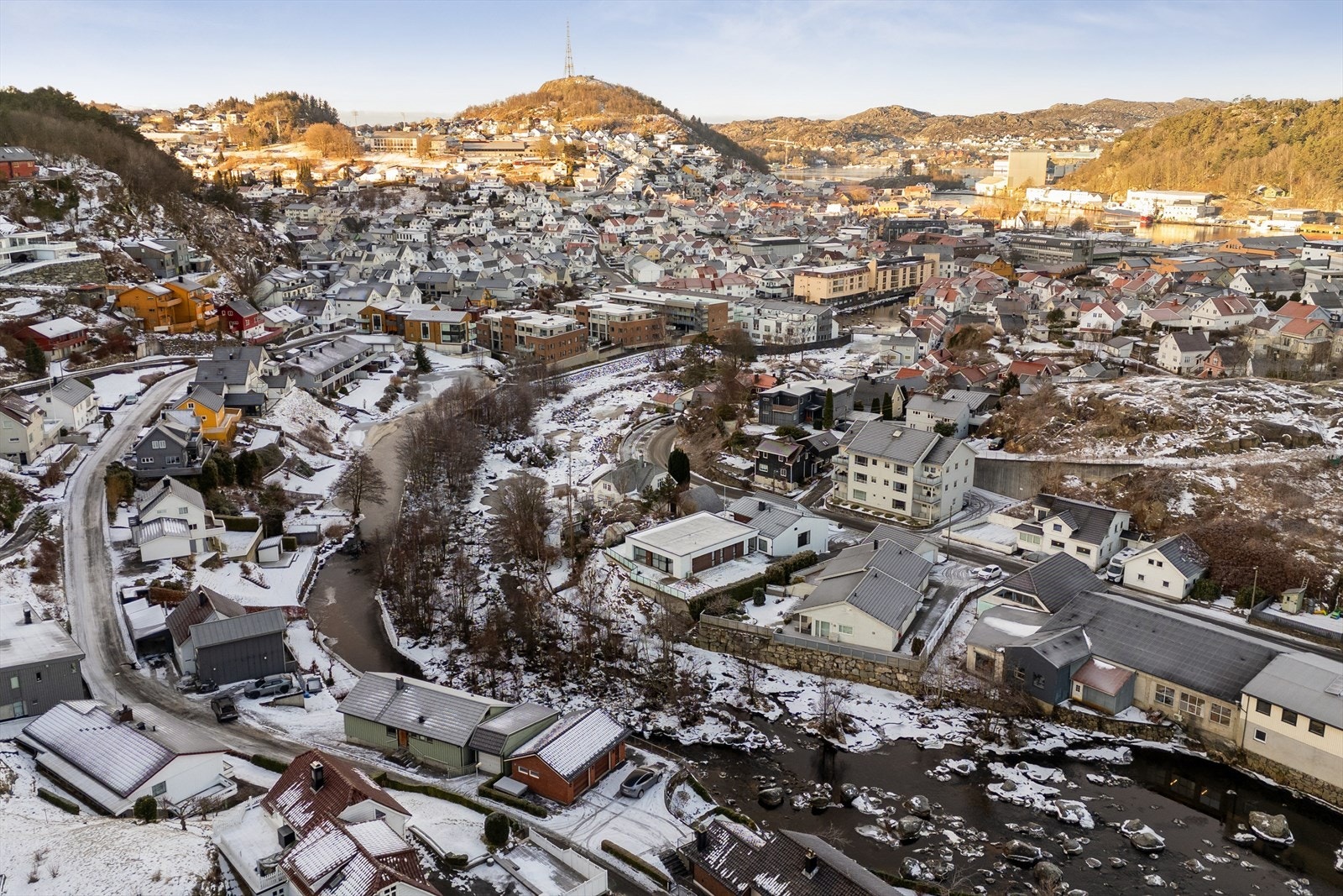 Flott sentrumsnær beliggenhet og fin utsikt Galleribilde