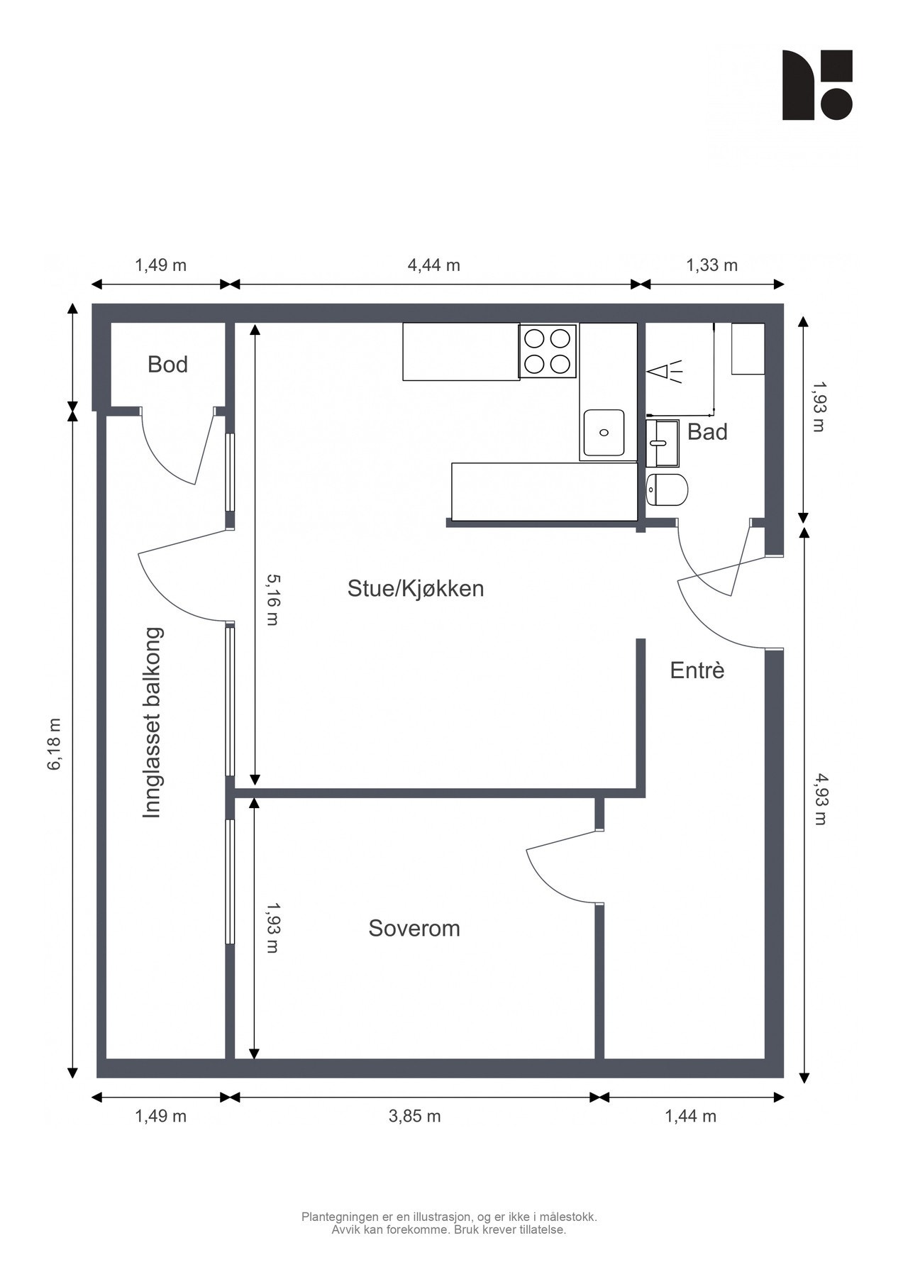 Plantegning. Galleribilde