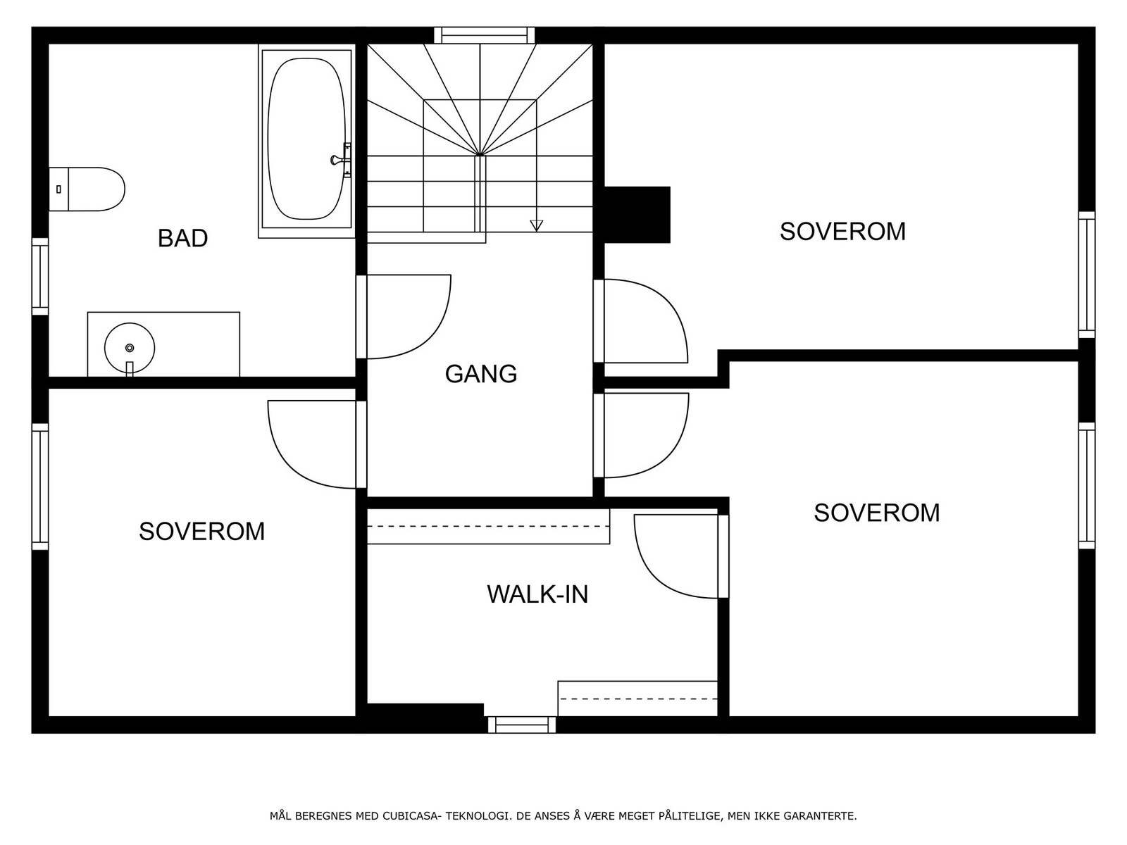 Plantegning 2. etasje Galleribilde