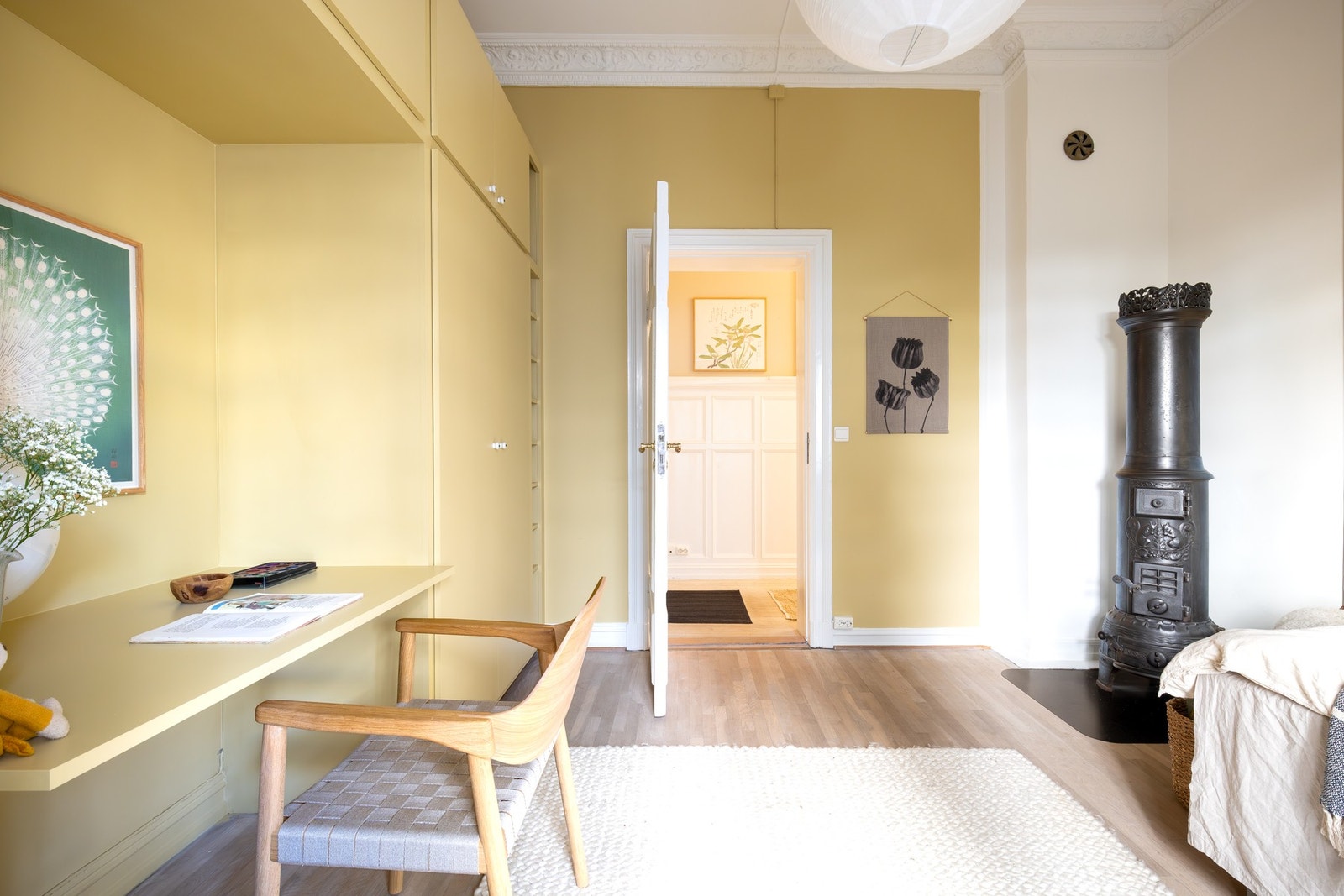 - Her finner du også boligens tredje ildsted - Galleribilde