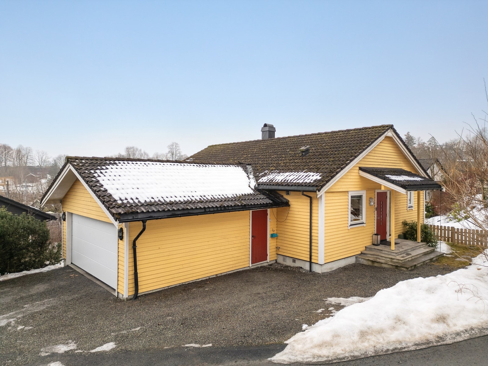 Frittliggende enebolig over 2 plan og dobbel garasje Galleribilde