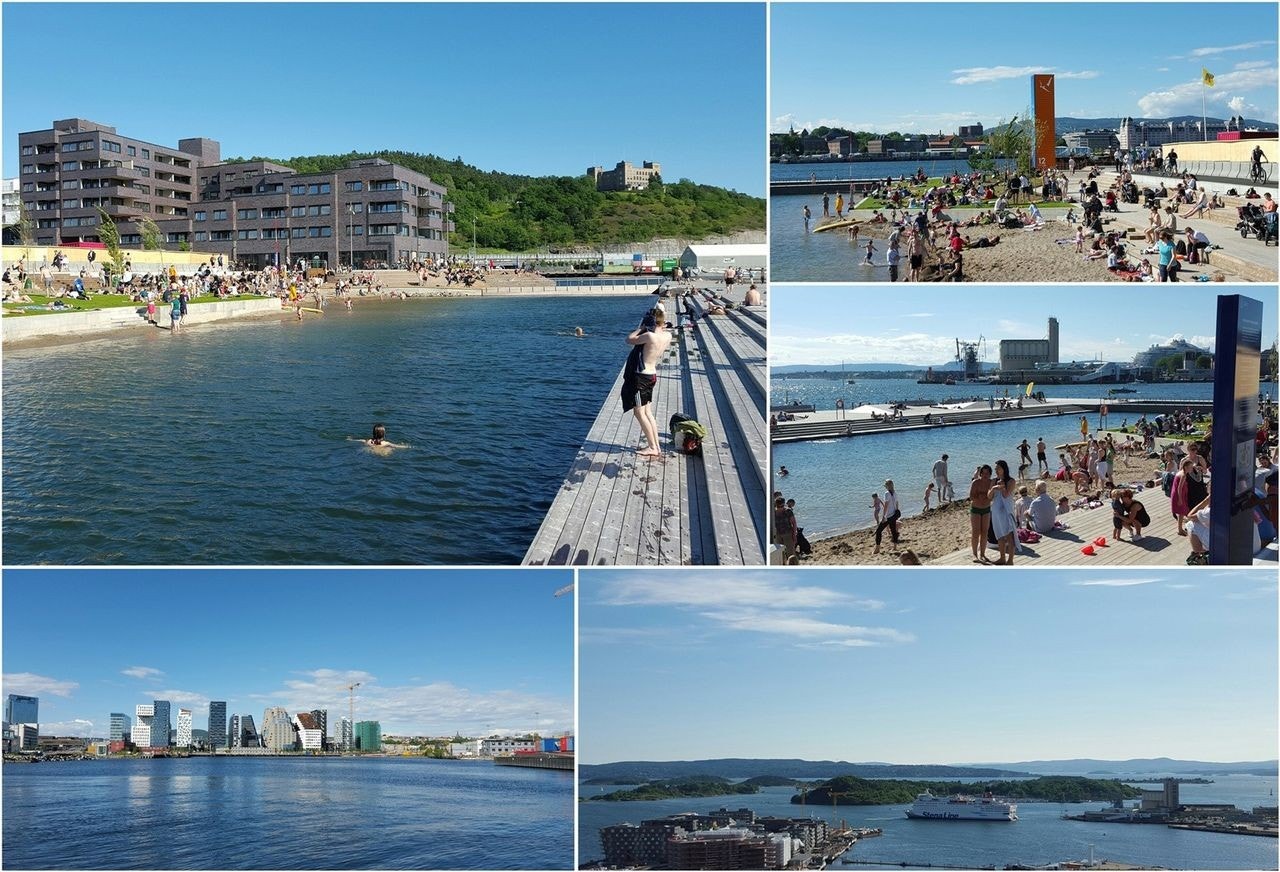En kort spasertur unna finner du Bjørvika et eldorado sommerstid Galleribilde