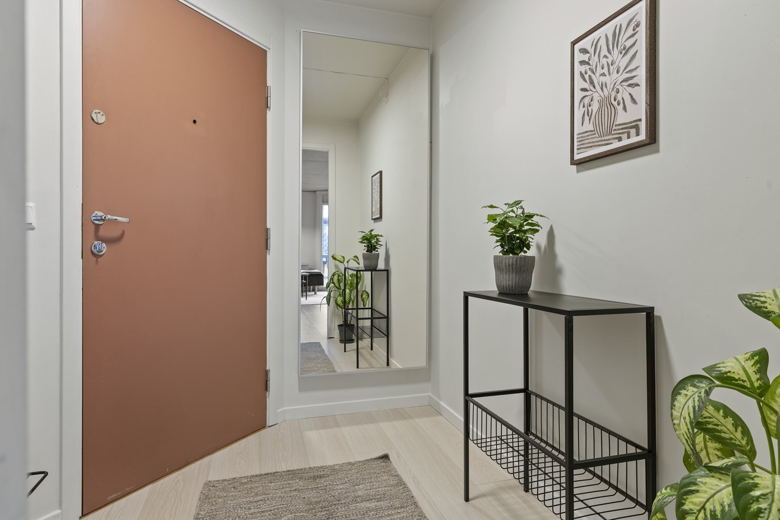 Velkommen inn i entréen - her får du umiddelbart en god følelse. Galleribilde