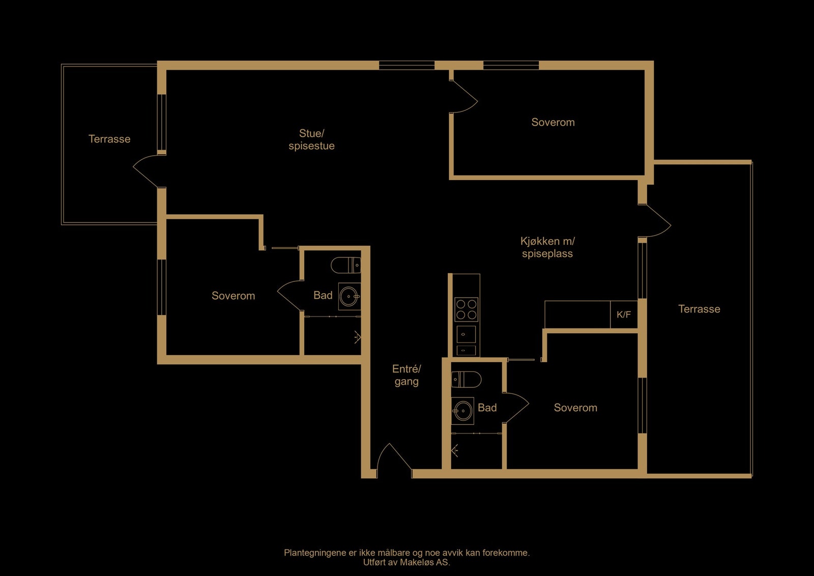 Plantegning - illustrasjon, avvik kan forekomme Galleribilde