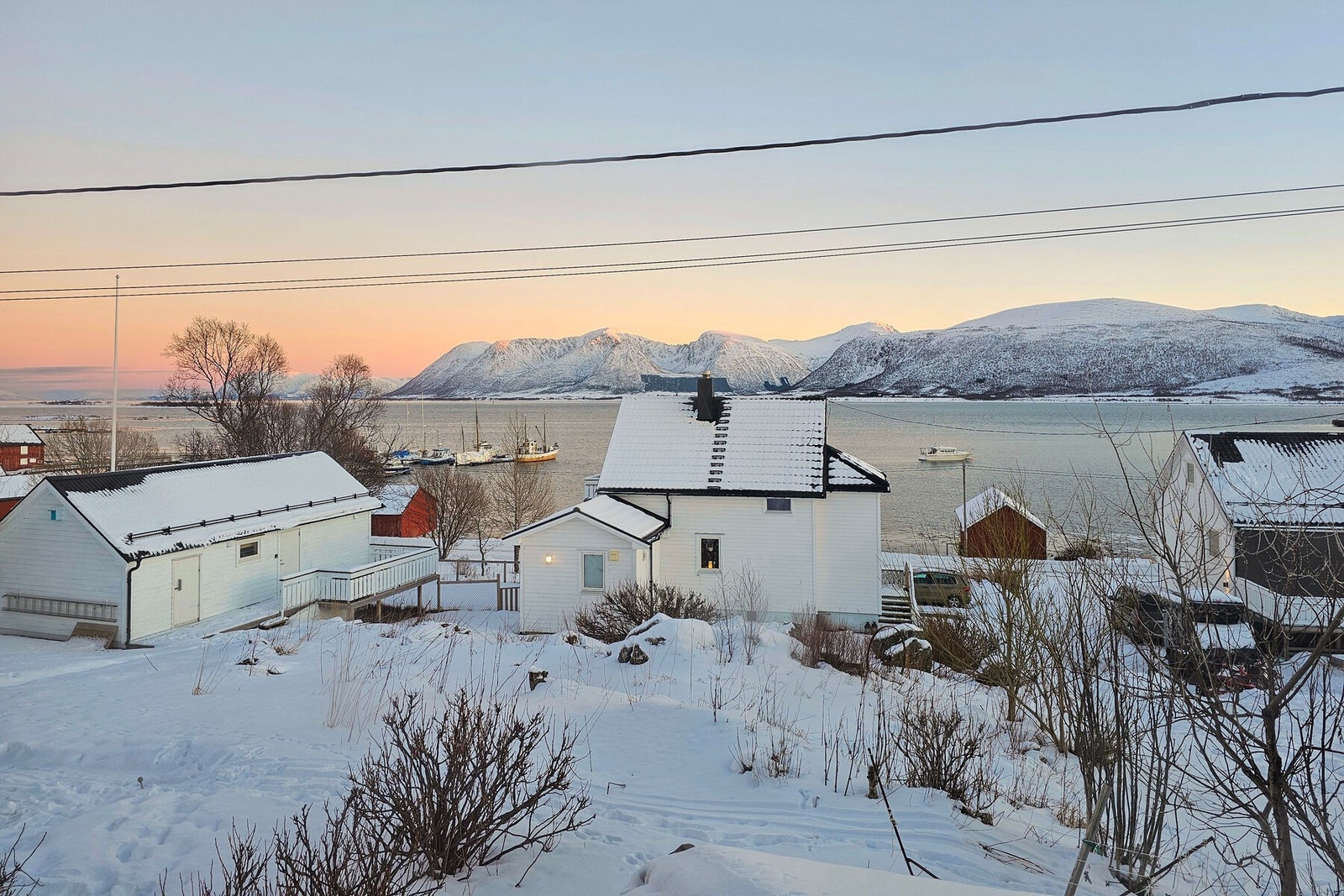 Flott utsikt fra eiendommen. Galleribilde
