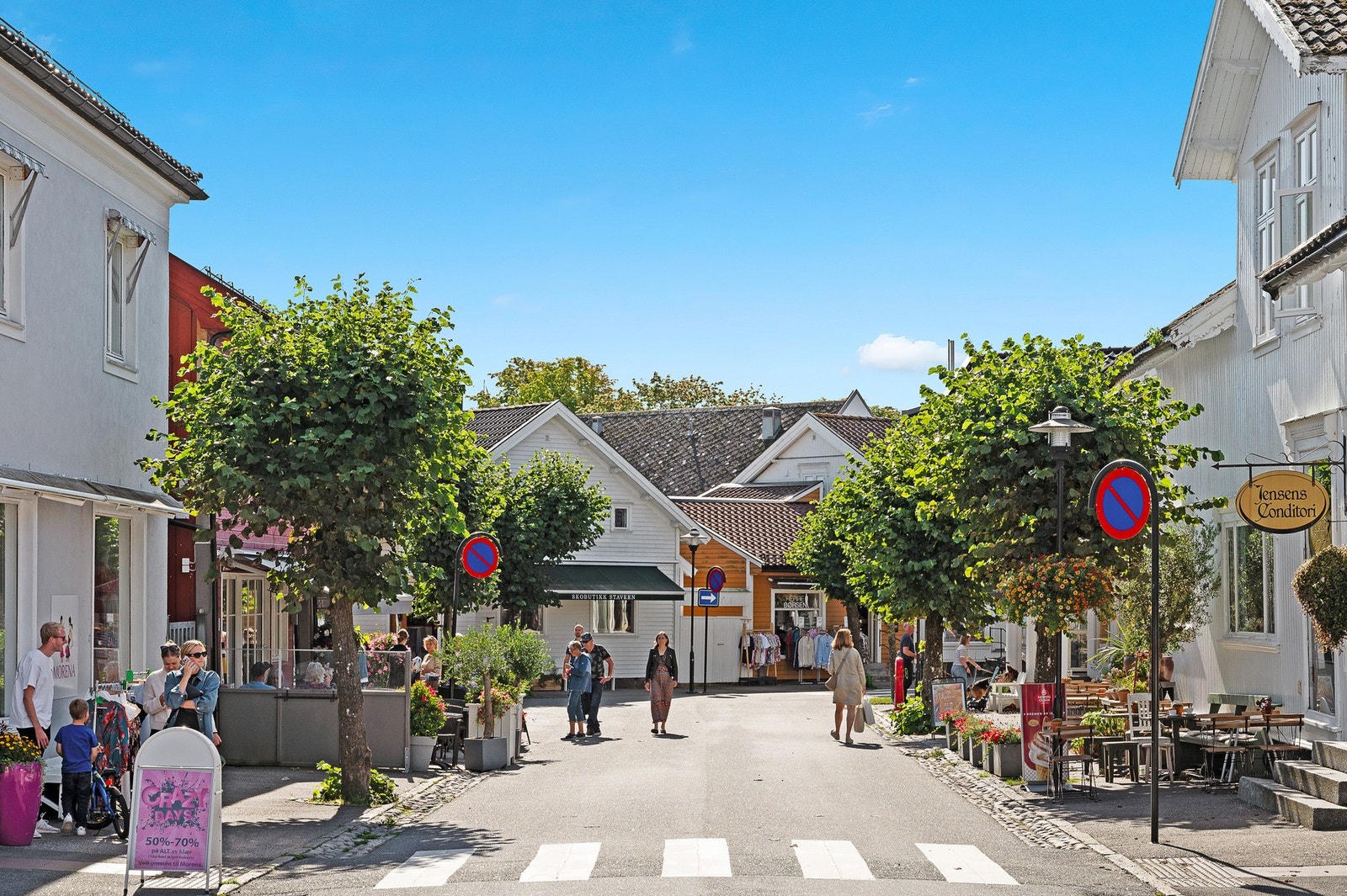 Her har du butikker, kafeer, restauranter mm. Galleribilde