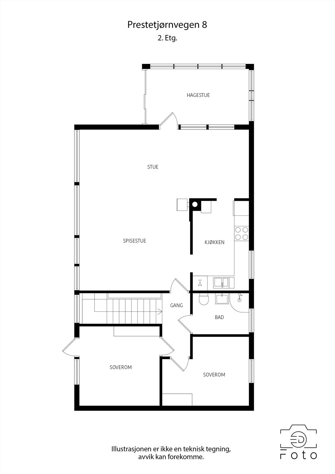 Illustrasjon 2. etasje Galleribilde