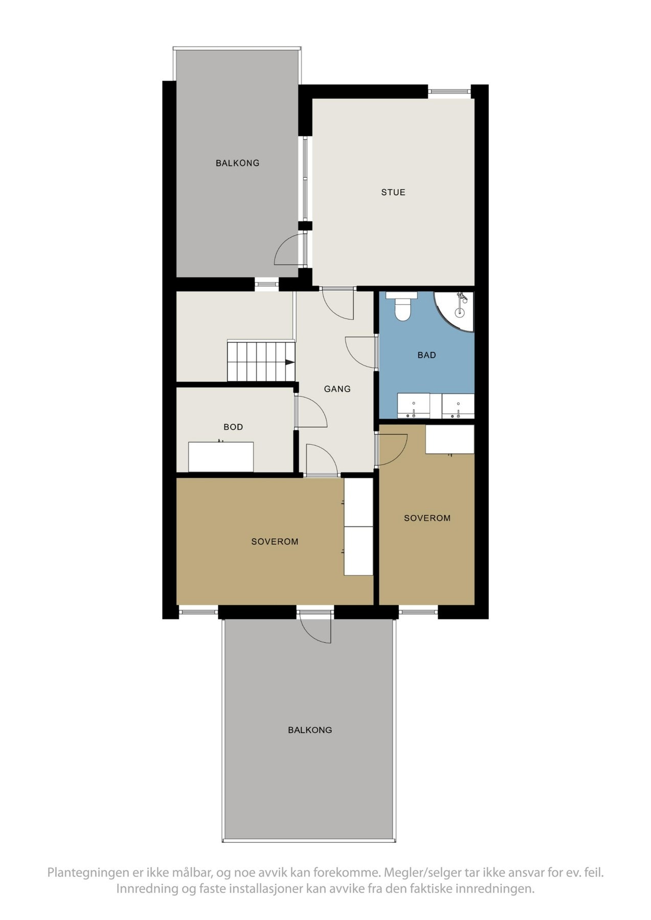 Plantegning - 3. etasje Galleribilde