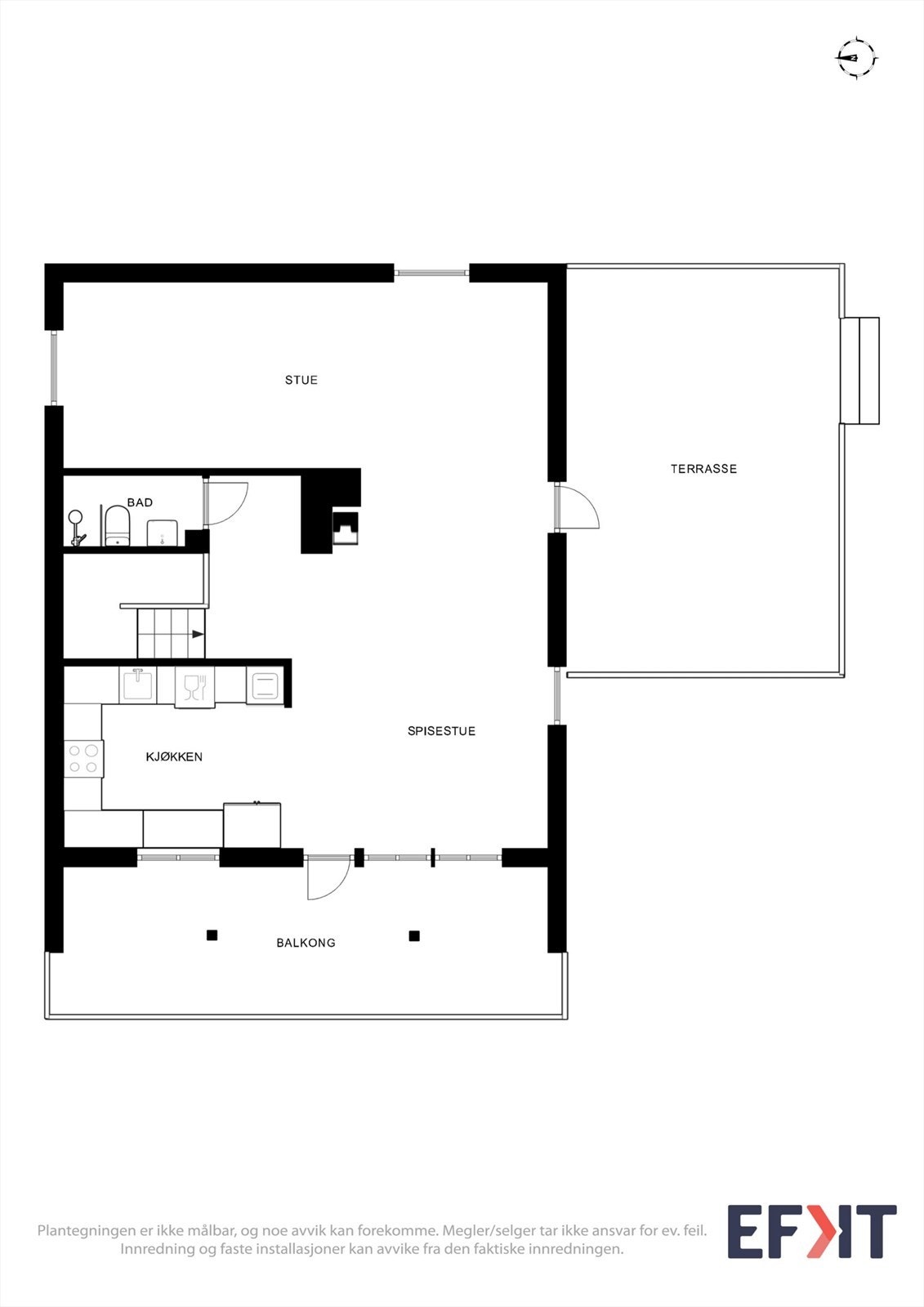 Plantegning 1.etasje. Galleribilde