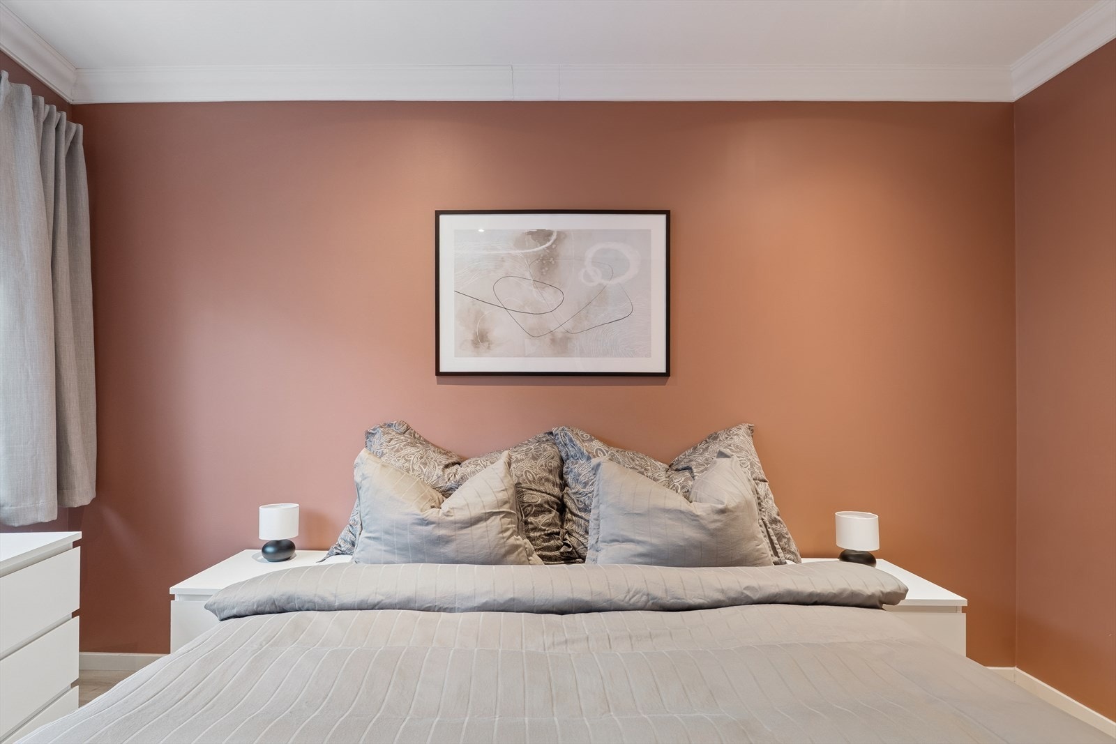 Det er to soverom i leiligheten. Galleribilde