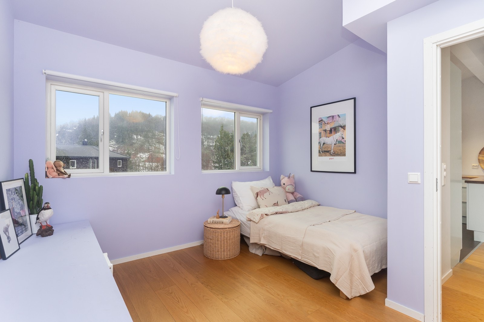 Fellesnevner for soverommene i boligen er god størrelse Galleribilde