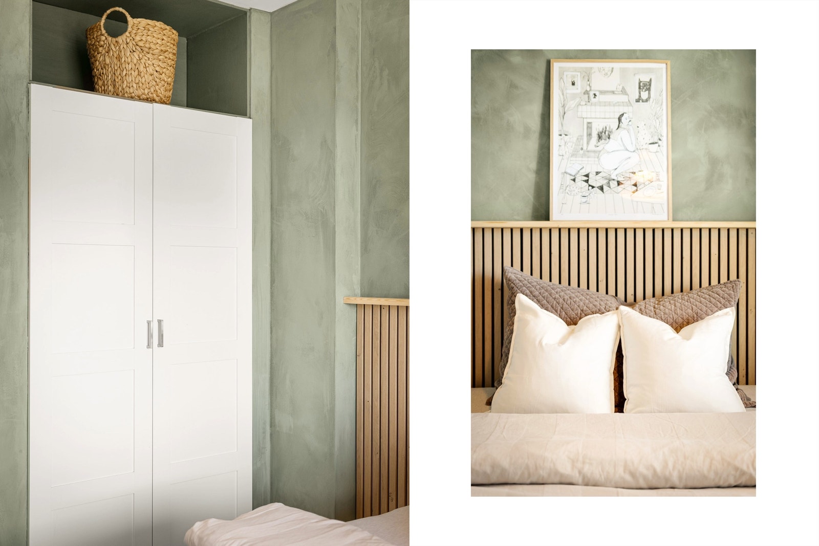 Praktisk garderobeskap medfølger. Galleribilde