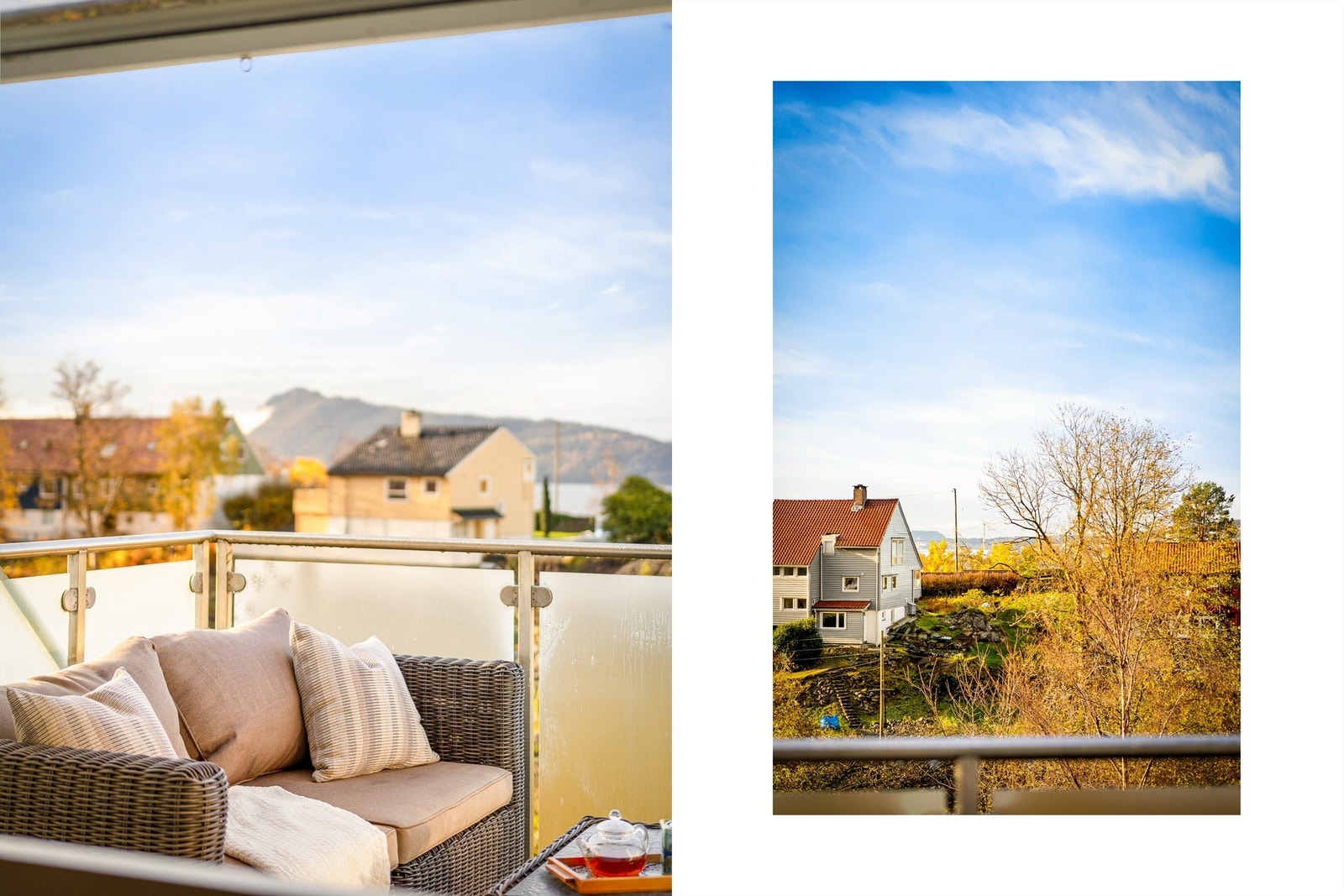 På sommeren har man sol fra tidlig formiddag til sent på kveld. Galleribilde