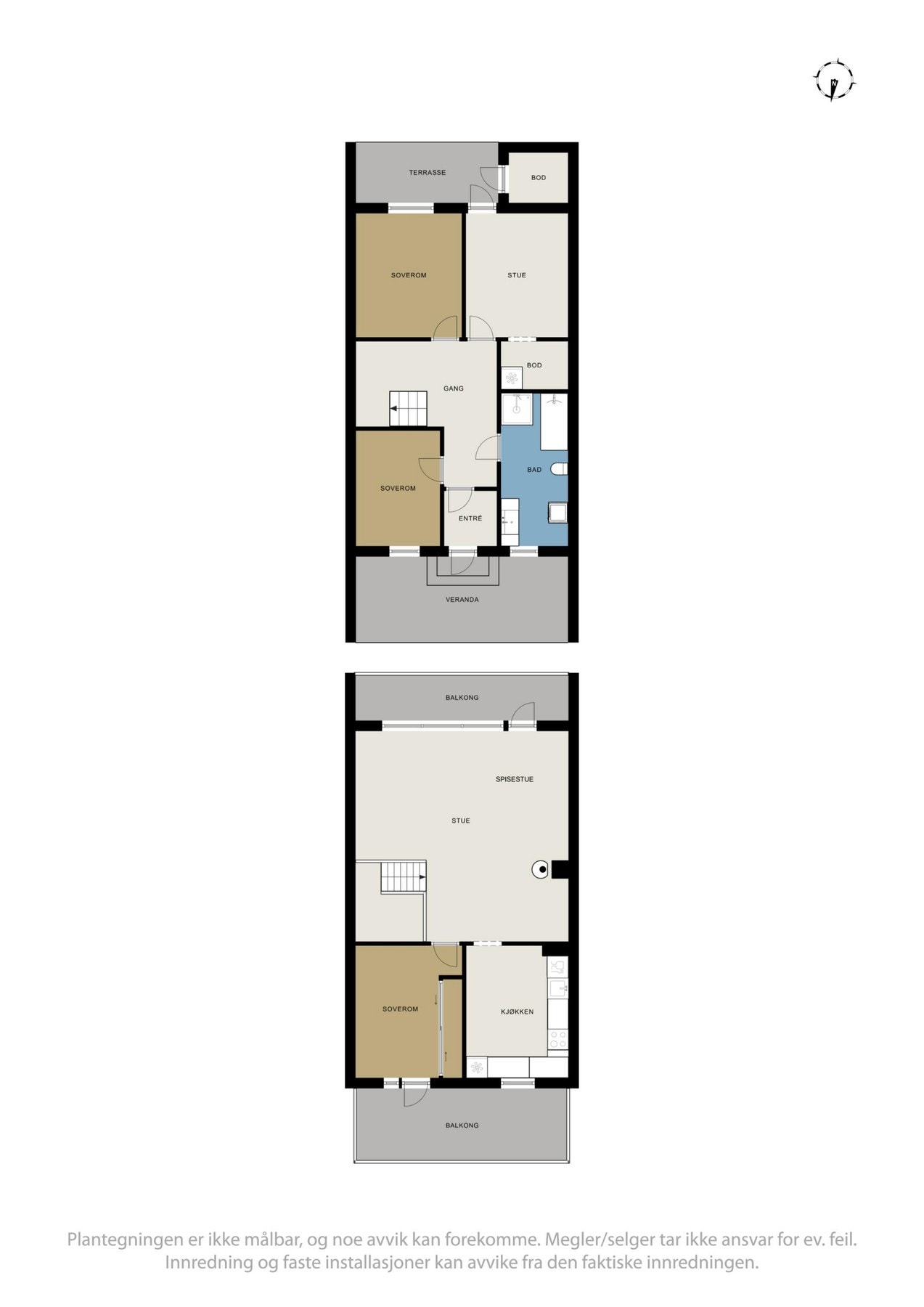 Plantegning Galleribilde