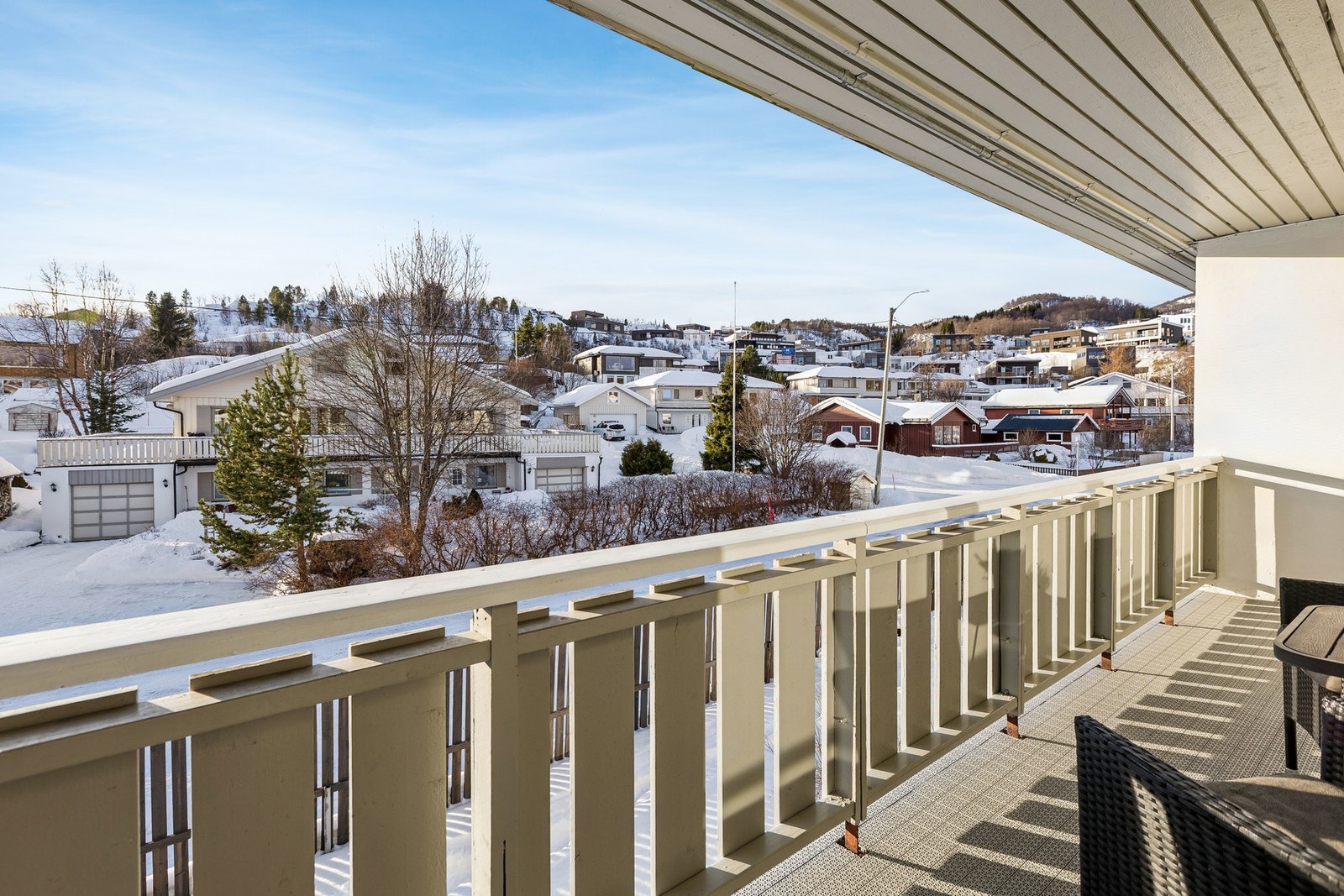 Meget fin uteplass som gir deg rikelig med sol. Galleribilde