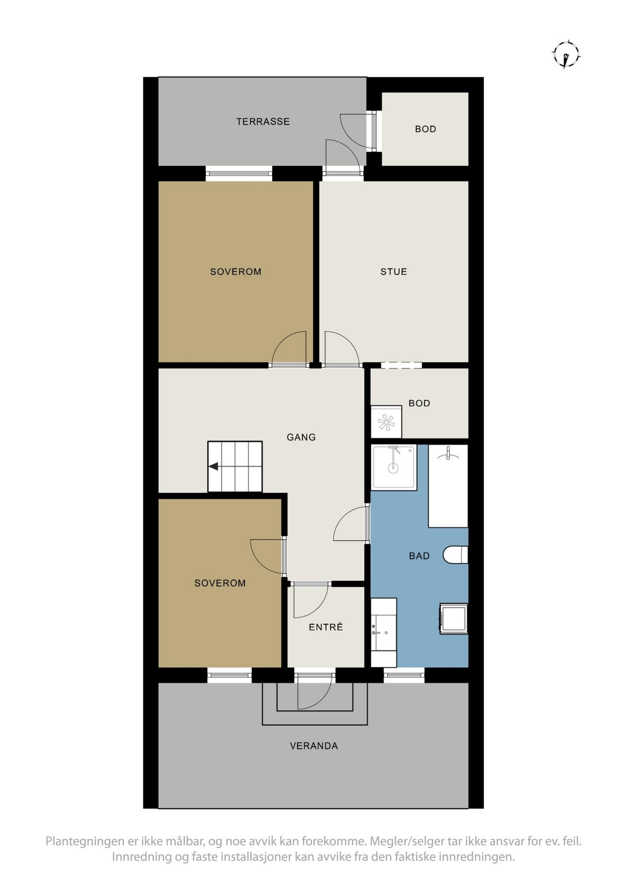 Plantegning Galleribilde