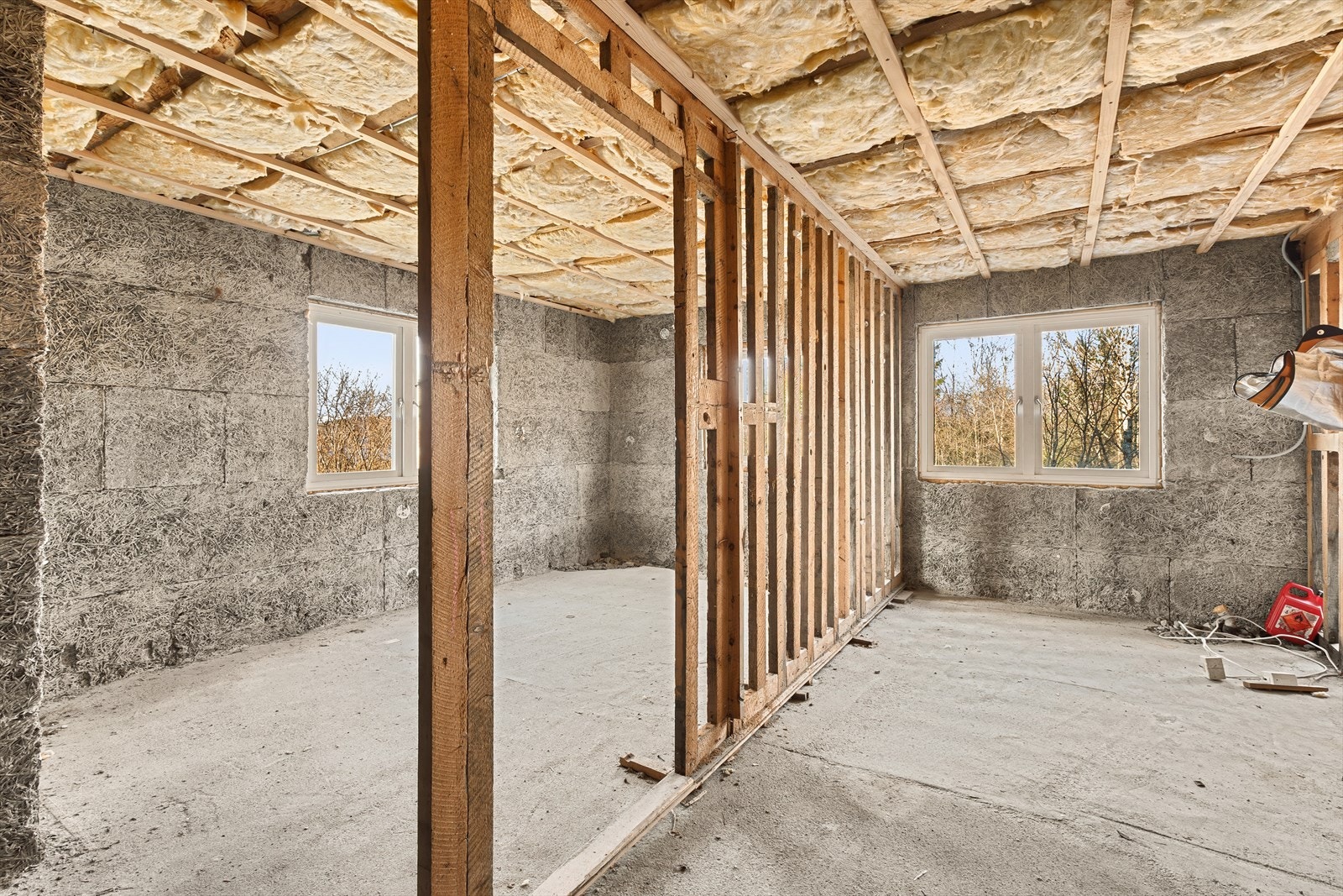 Kjelleren har et areal på hele 74 m² Galleribilde