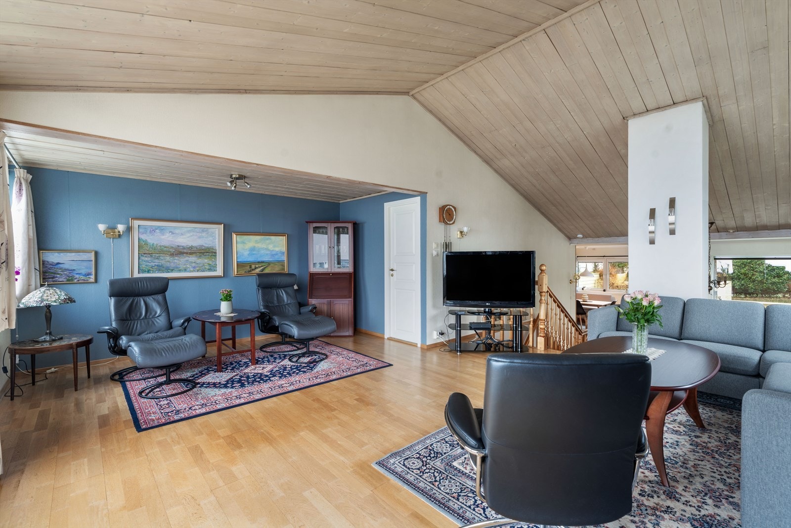 Hvor lenestolene står kan det potentielt gjerne bli ett soverom nr 3. Galleribilde