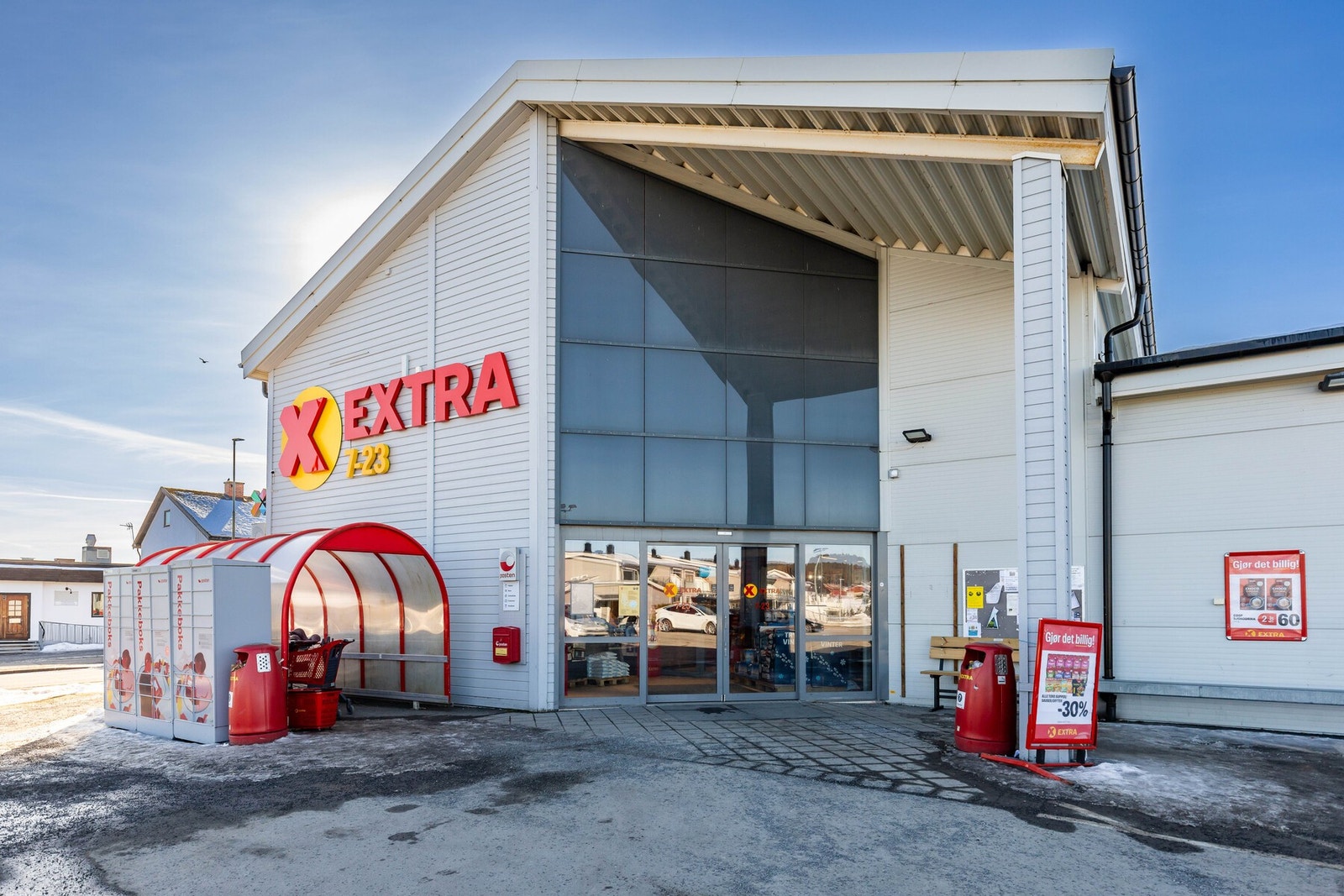 Med bil kommer du deg til butikken på 3 min. Galleribilde