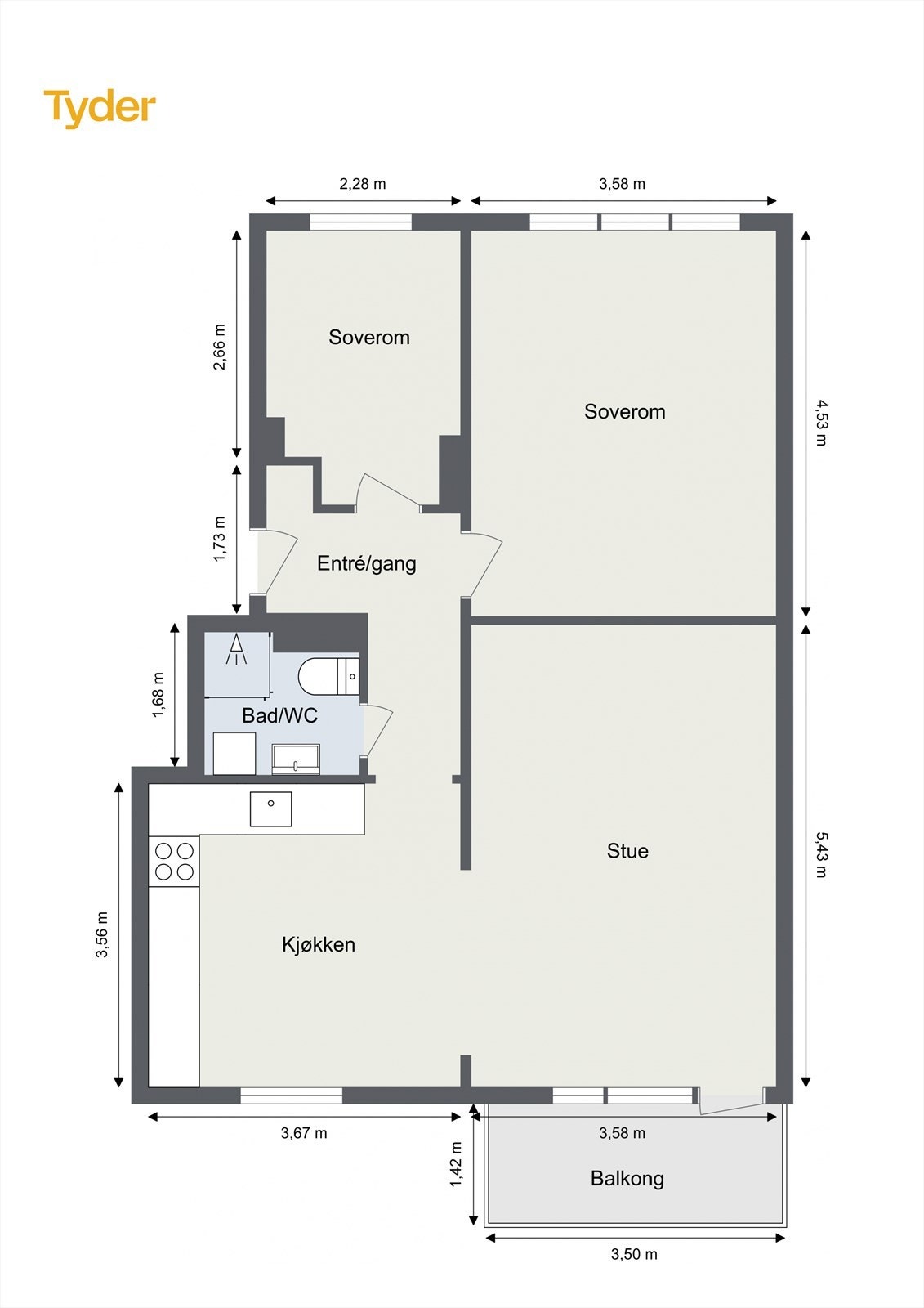 Plantegning. Galleribilde