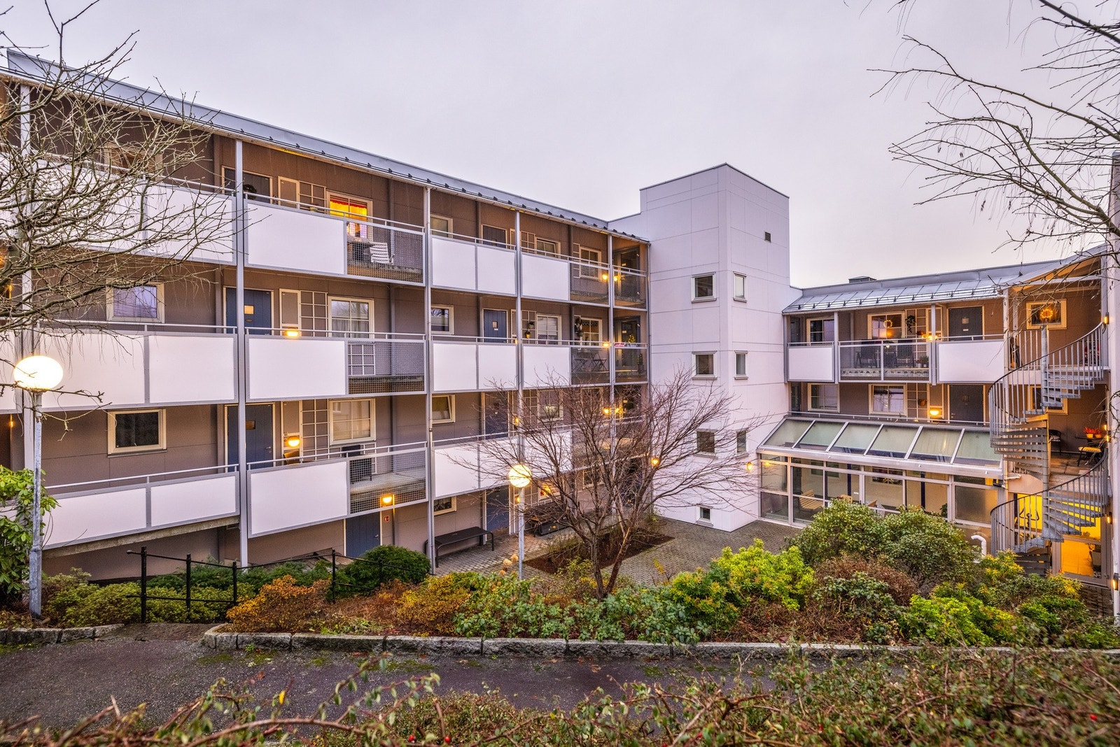 Borettslaget har oppgradert fasade og vinduer i 2024 Galleribilde