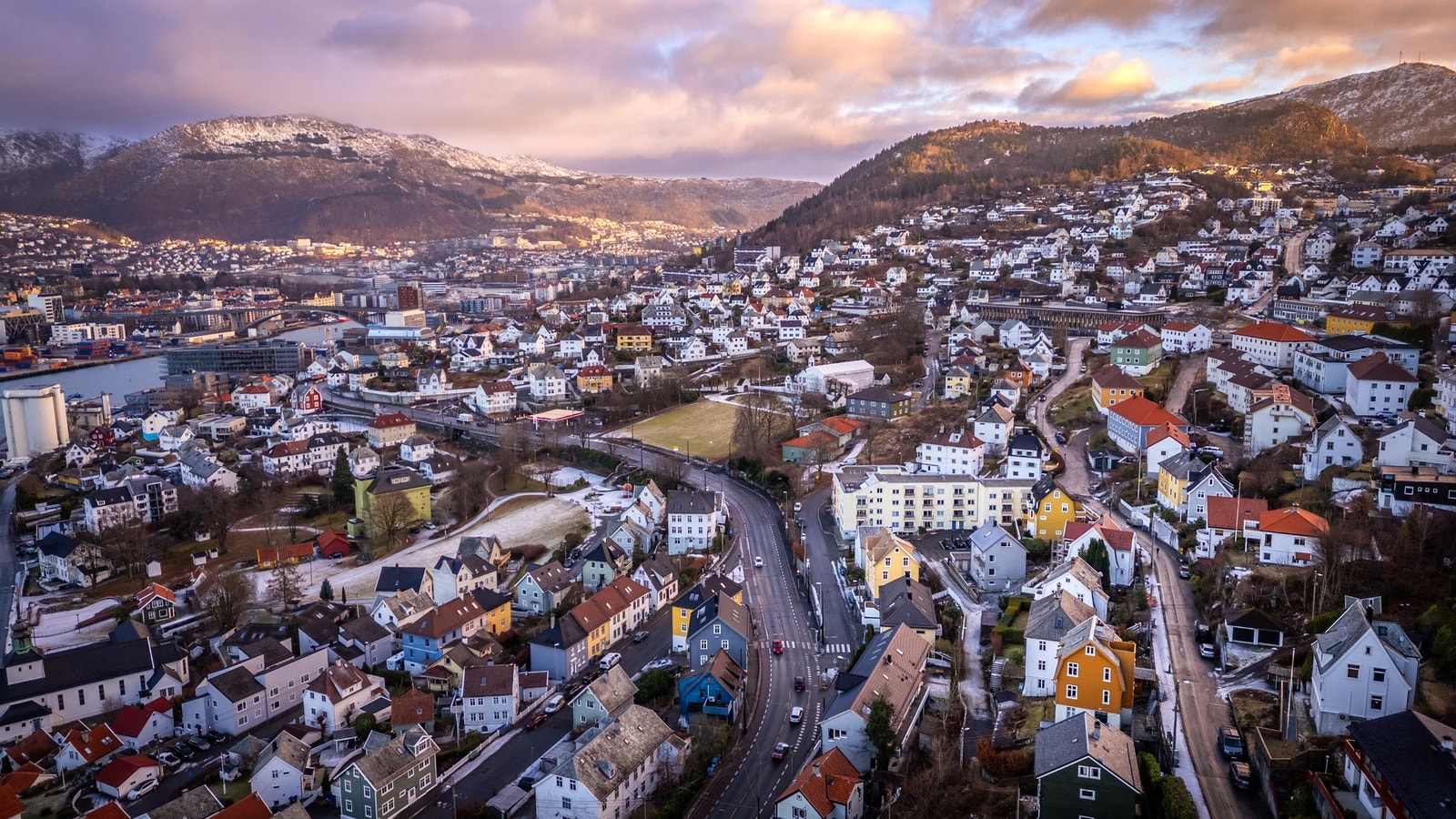 Området er like fint om vinteren som det er på sommeren Galleribilde
