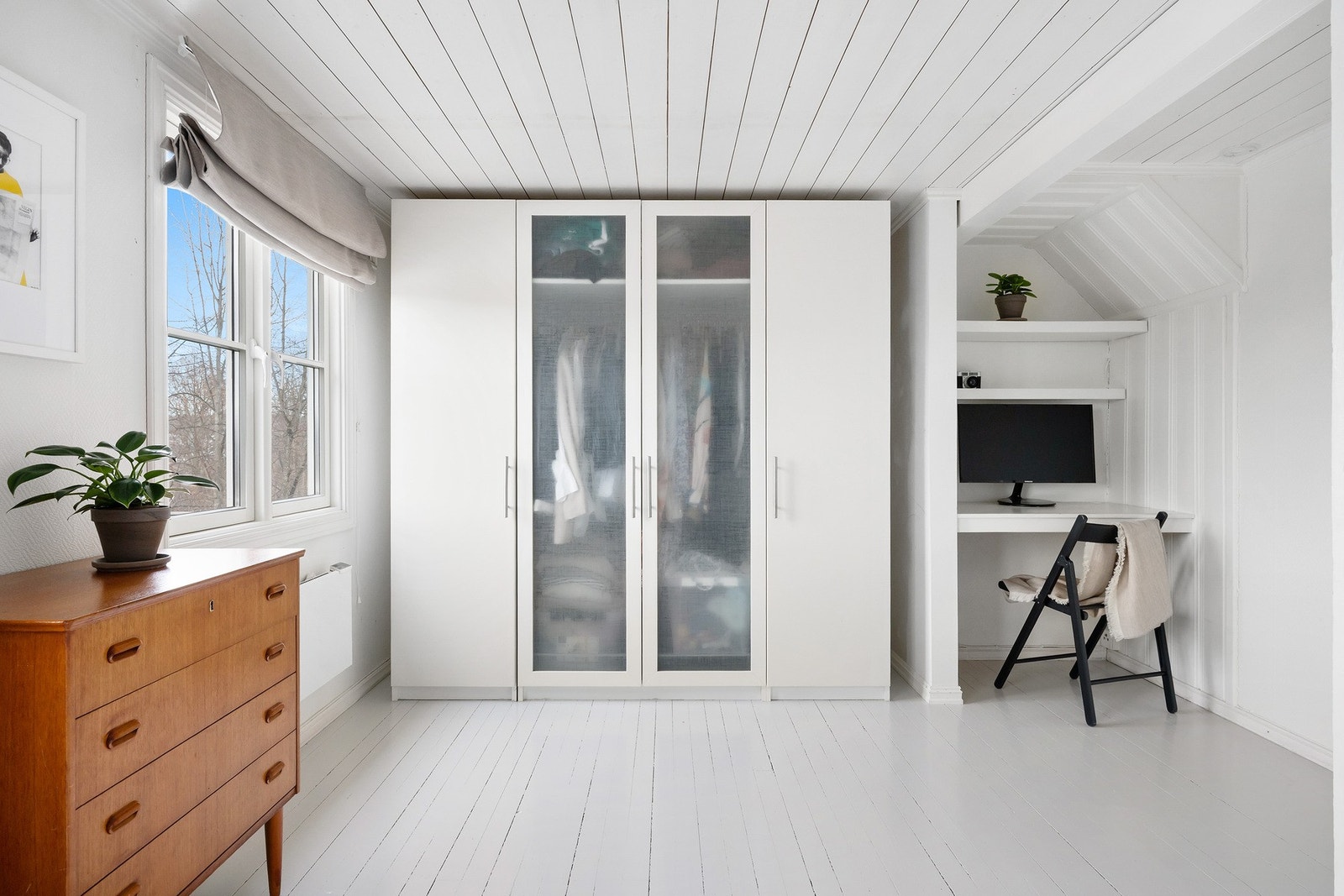 Rommet har svært gode innredningsmuligheter og passer perfekt for de som ønsker seg en egen sone Galleribilde