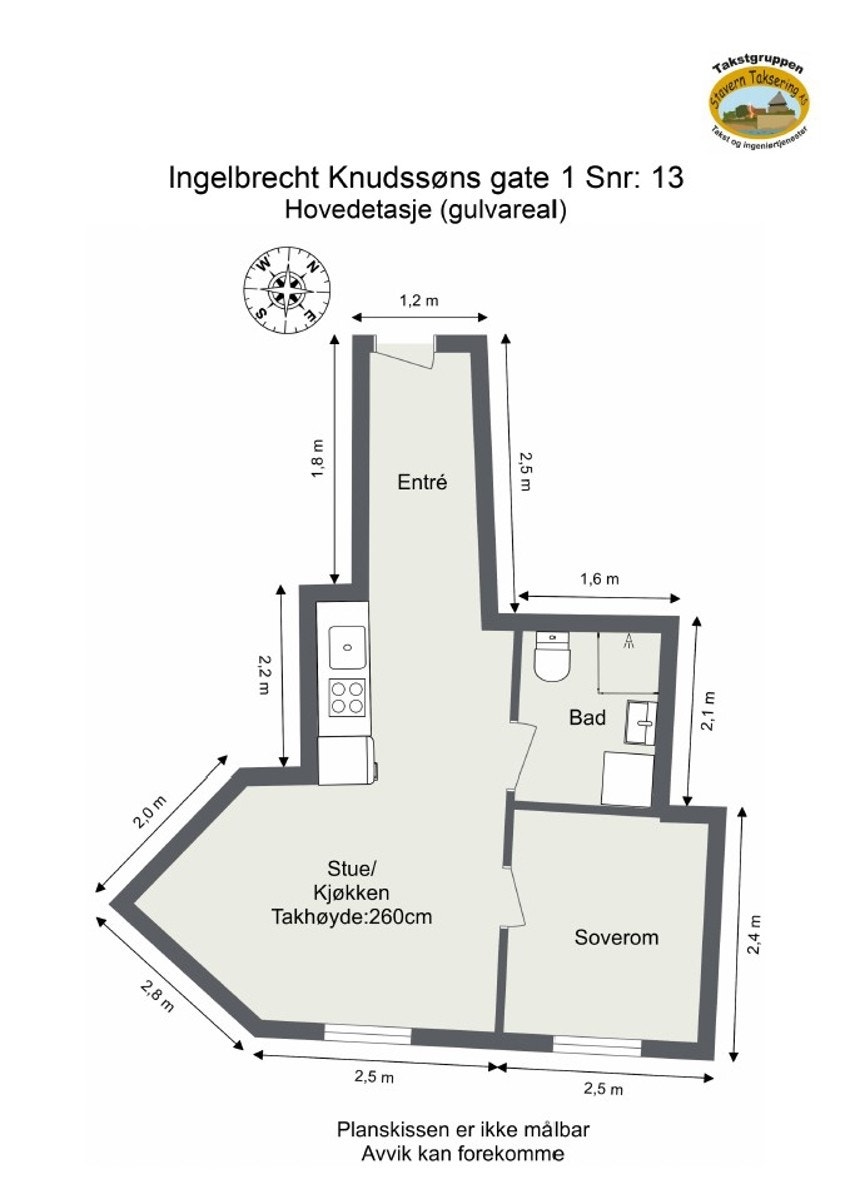 Plantegning Galleribilde