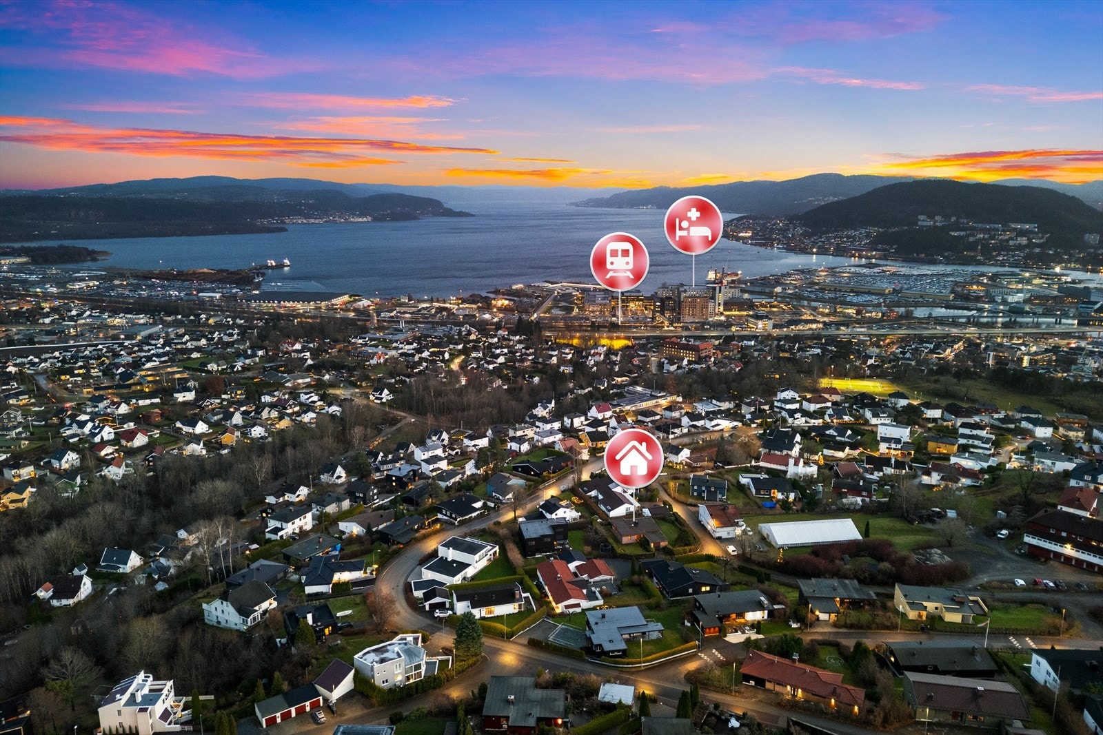 Sven Svensens vei ligger flott til i et familievennlig villastrøk som omtales som byens beste strøk. Her bor man sentralt, midt mellom sentrum og Bragernesåsen med sine flotte grønt- og turområder. Fra eiendommen kan man nyte gode solforhold. Galleribilde