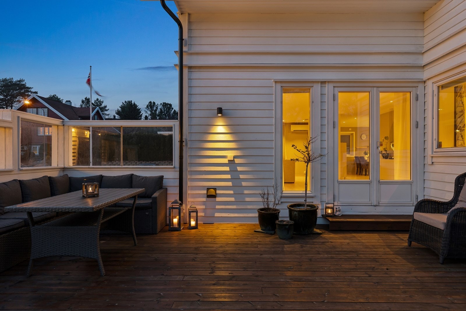 Kveldsfoto. Galleribilde