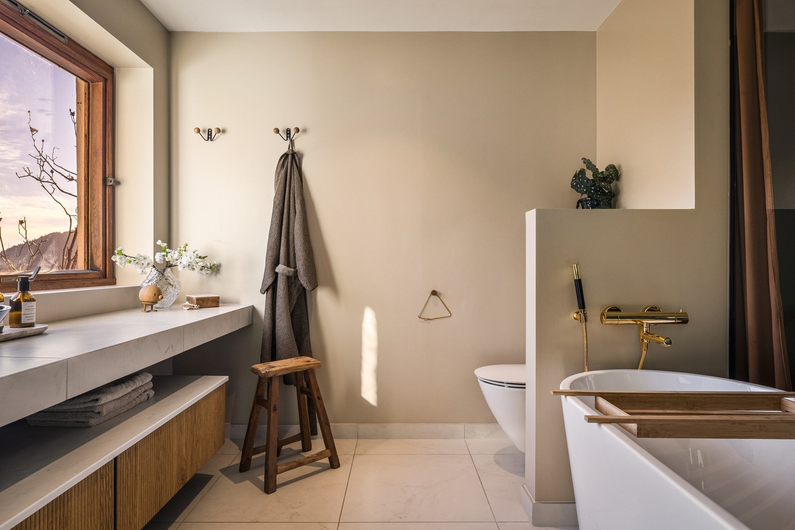 Alle vann- og avløpsrør i boligen er byttet i forbindelse med renoveringen Galleribilde