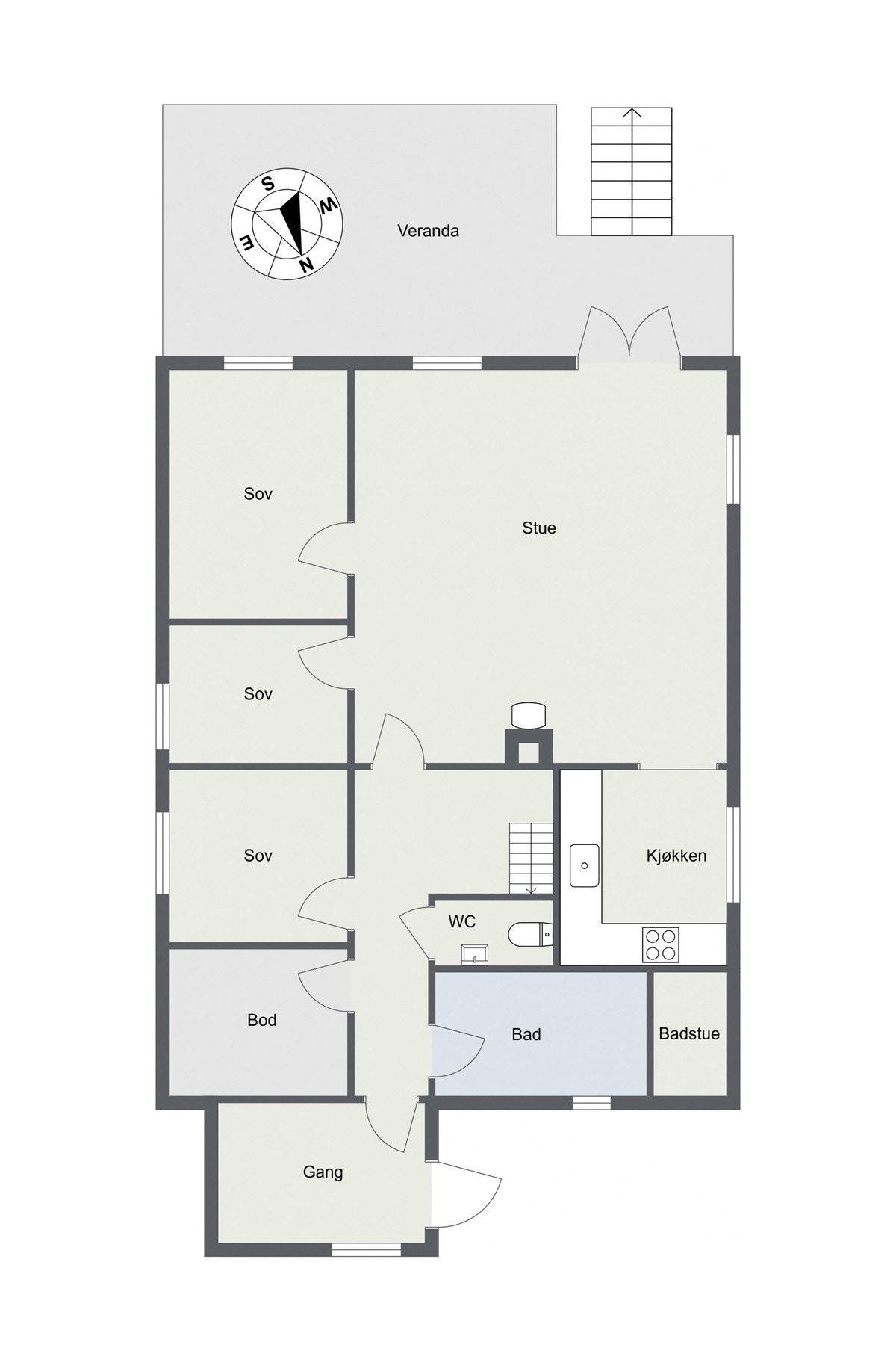 Planskisse. Galleribilde