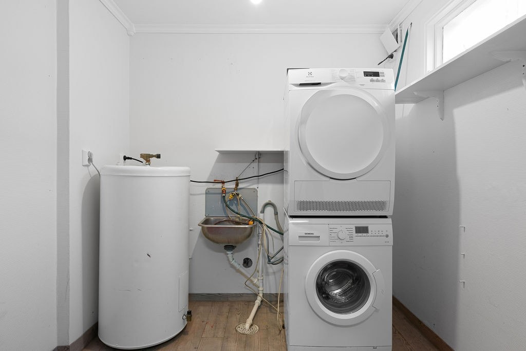 Her har du eget vaskerom i underetasjen Galleribilde