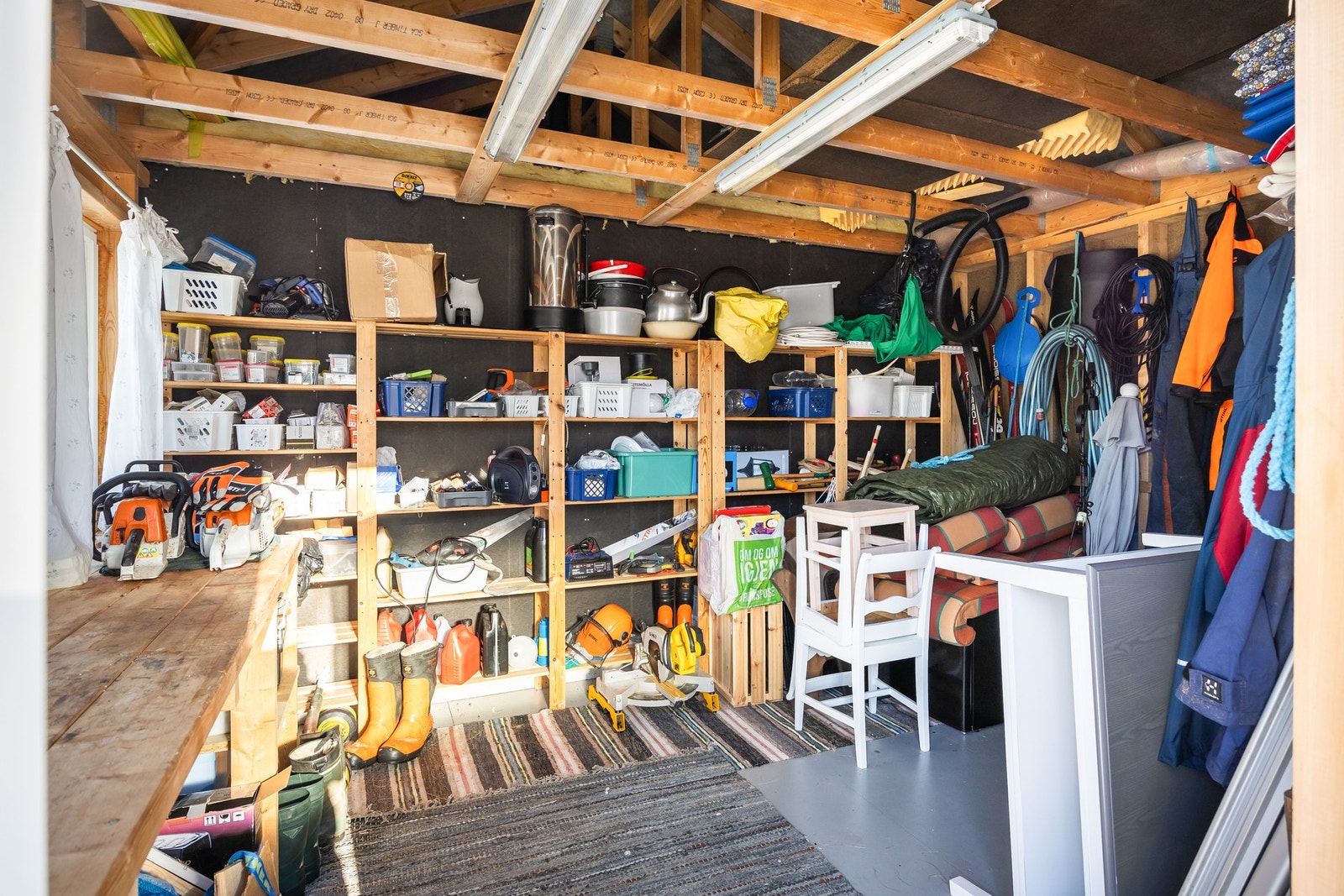 I annekset er det også rikelig med oppbevaringsplass i bod på 14 kvm. Galleribilde