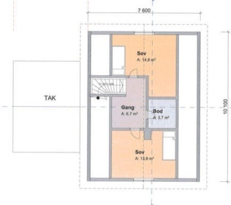 Planløsning 2.etg. Galleribilde